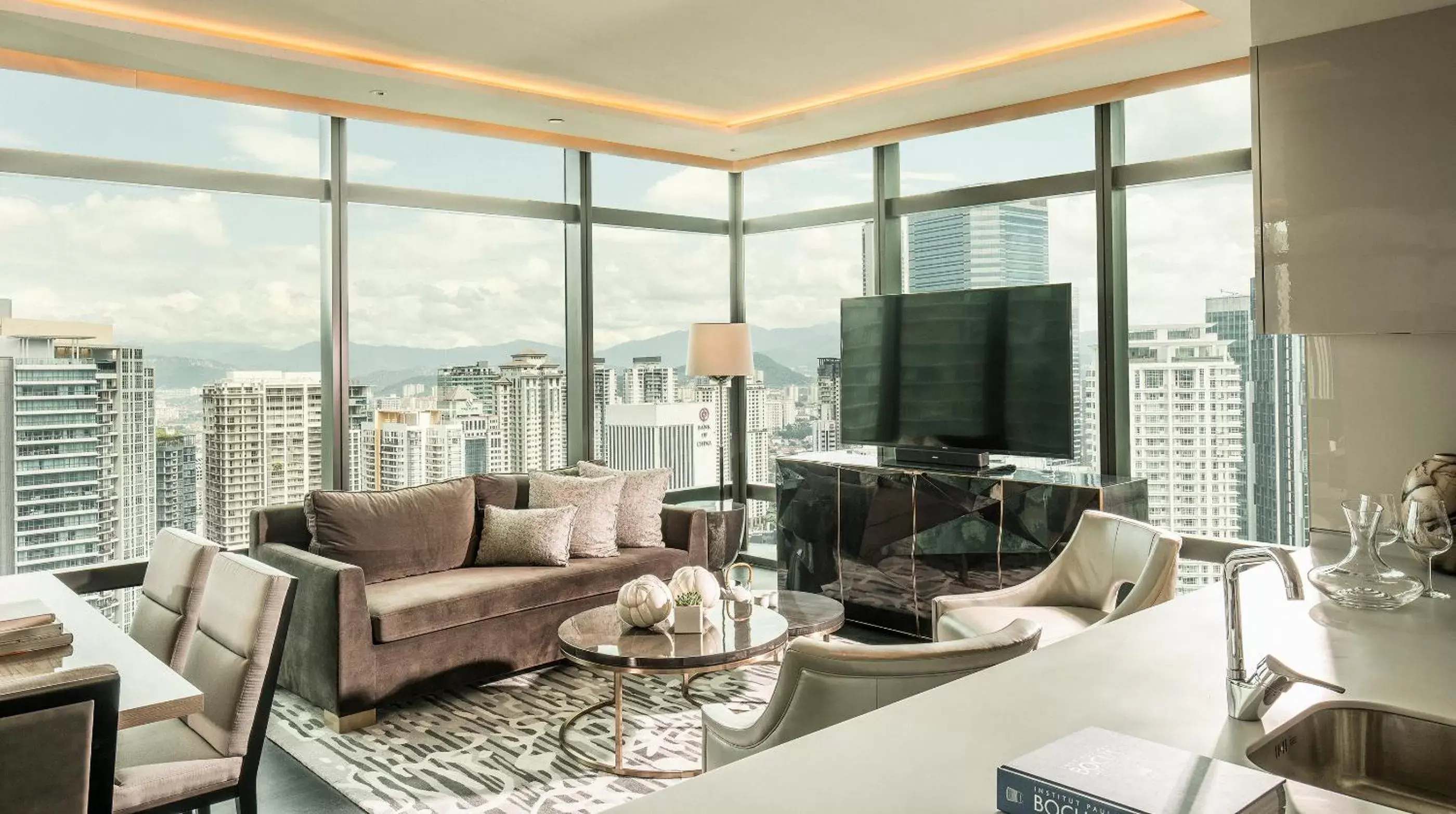 TV and multimedia, Seating Area in Four Seasons Hotel Kuala Lumpur