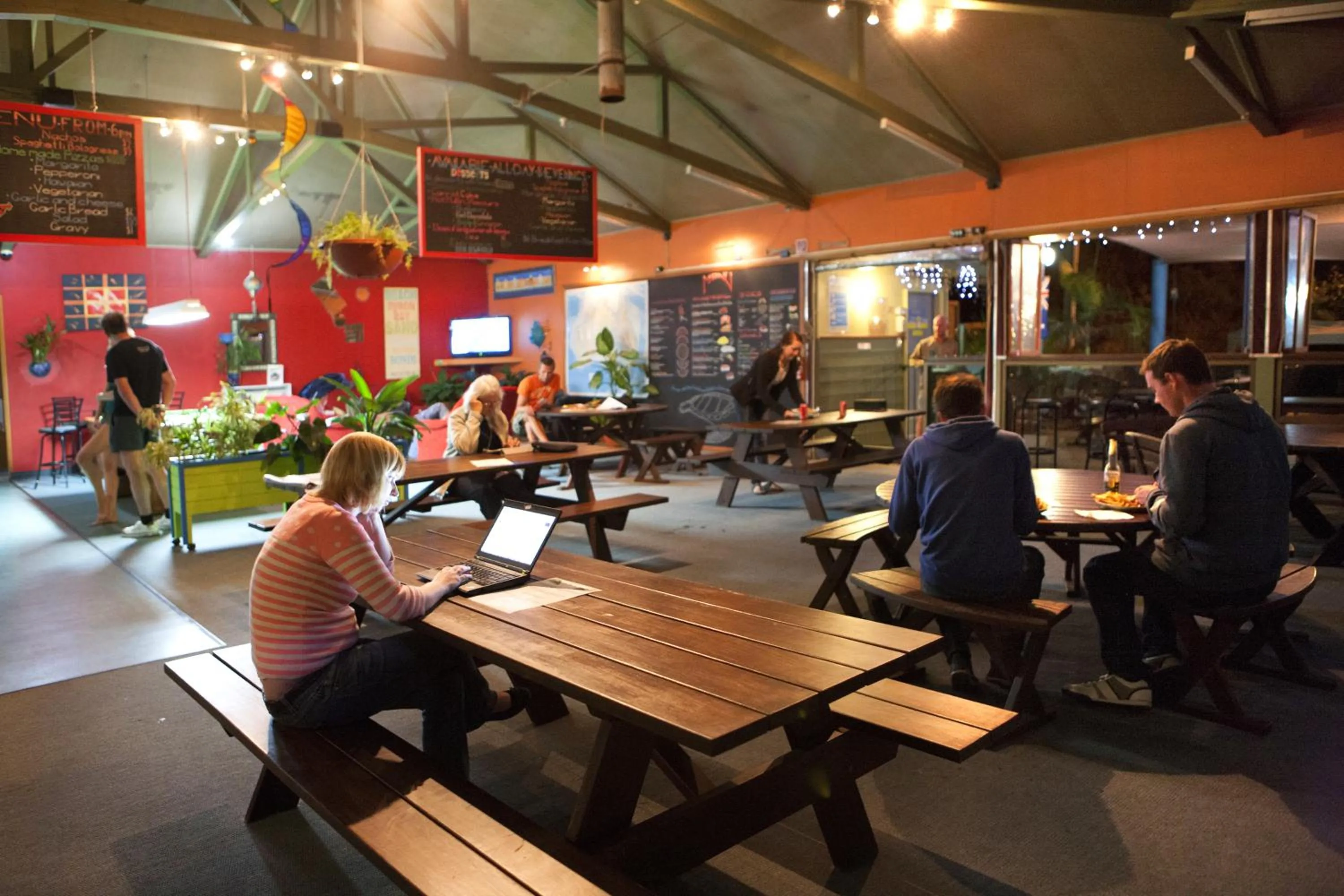 Continental breakfast in Colonial Village Resort