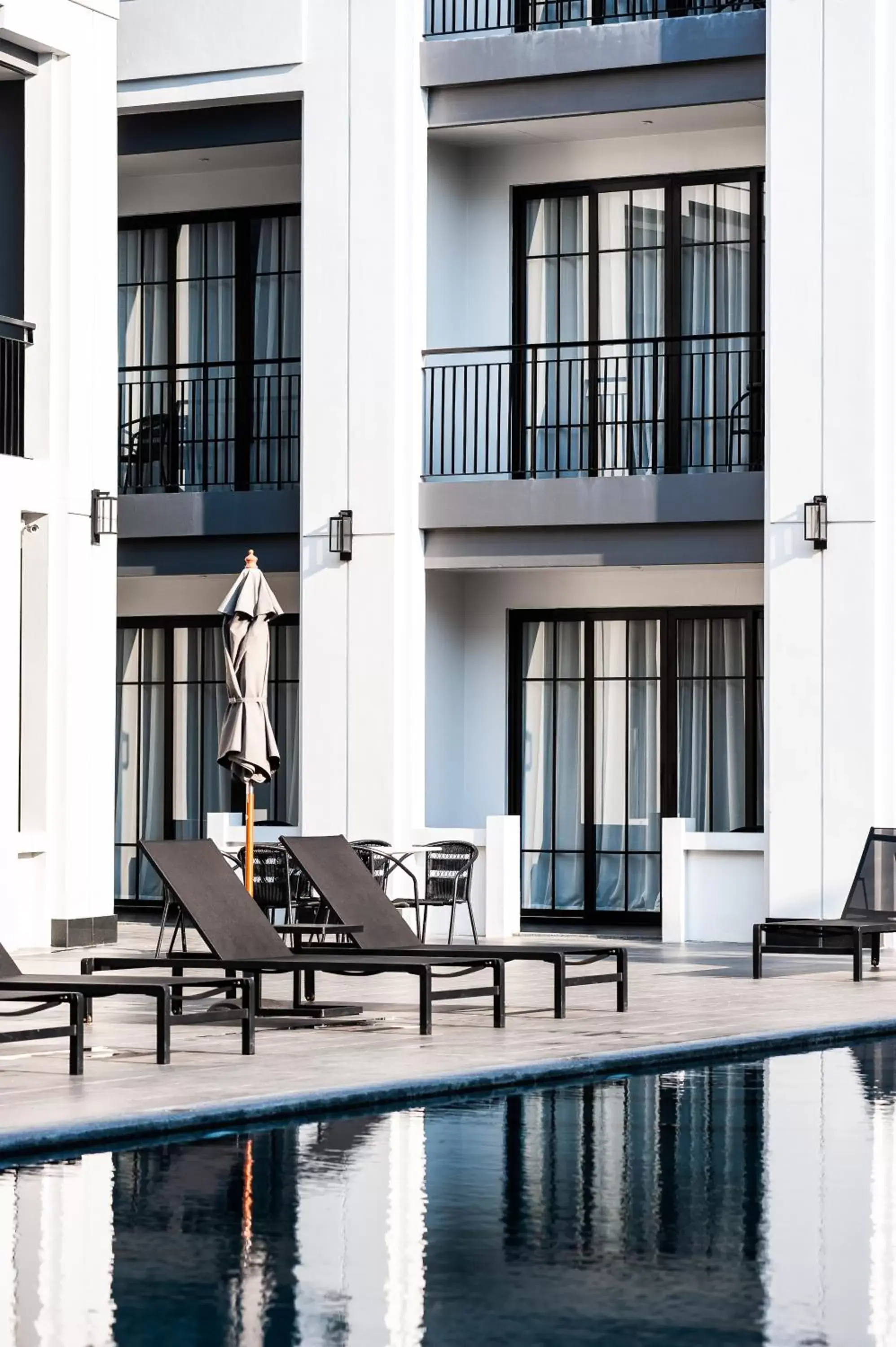 Balcony/Terrace, Swimming Pool in One Patio Hotel Pattaya - SHA Extra Plus