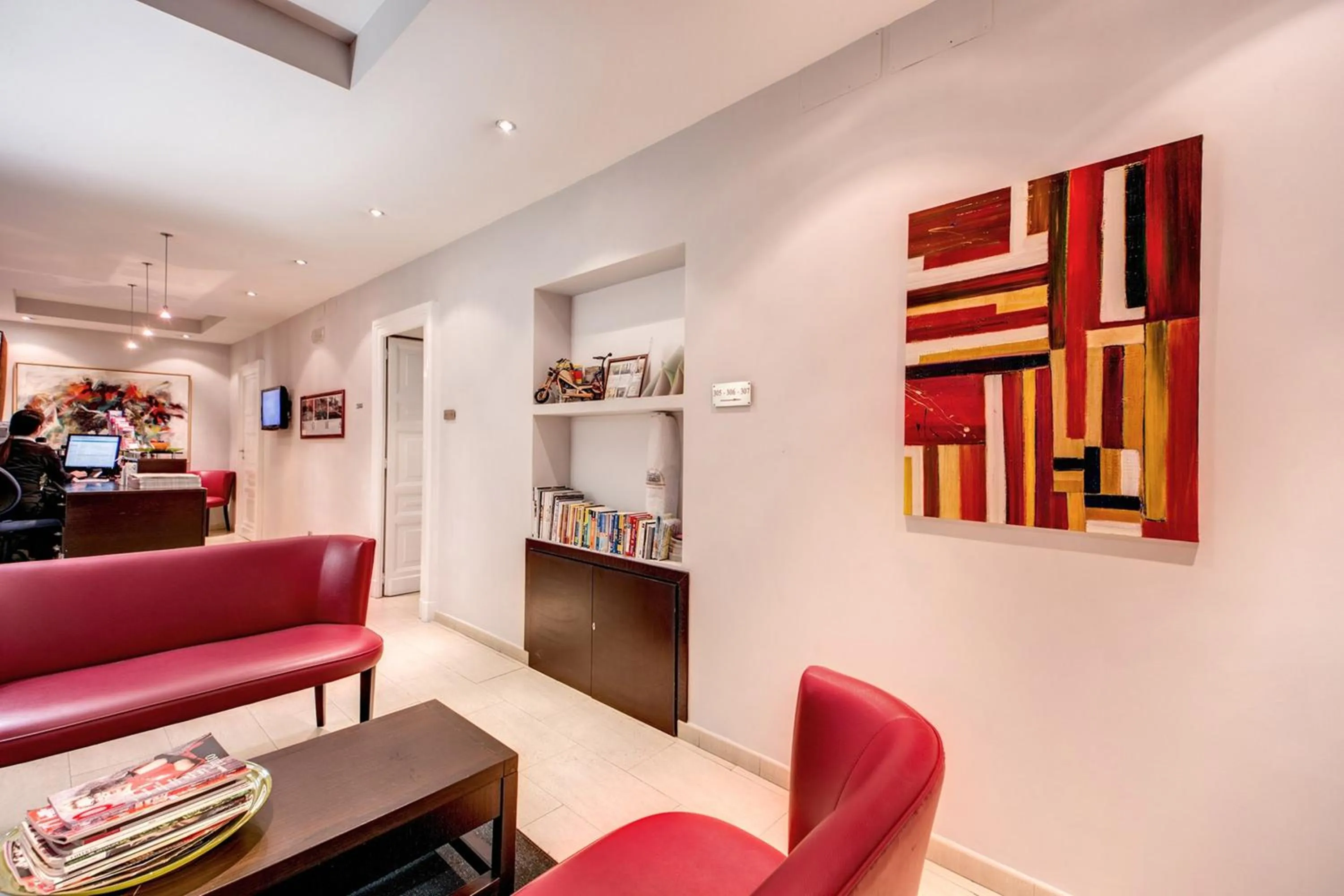 Lobby or reception in Target Inn Rooms