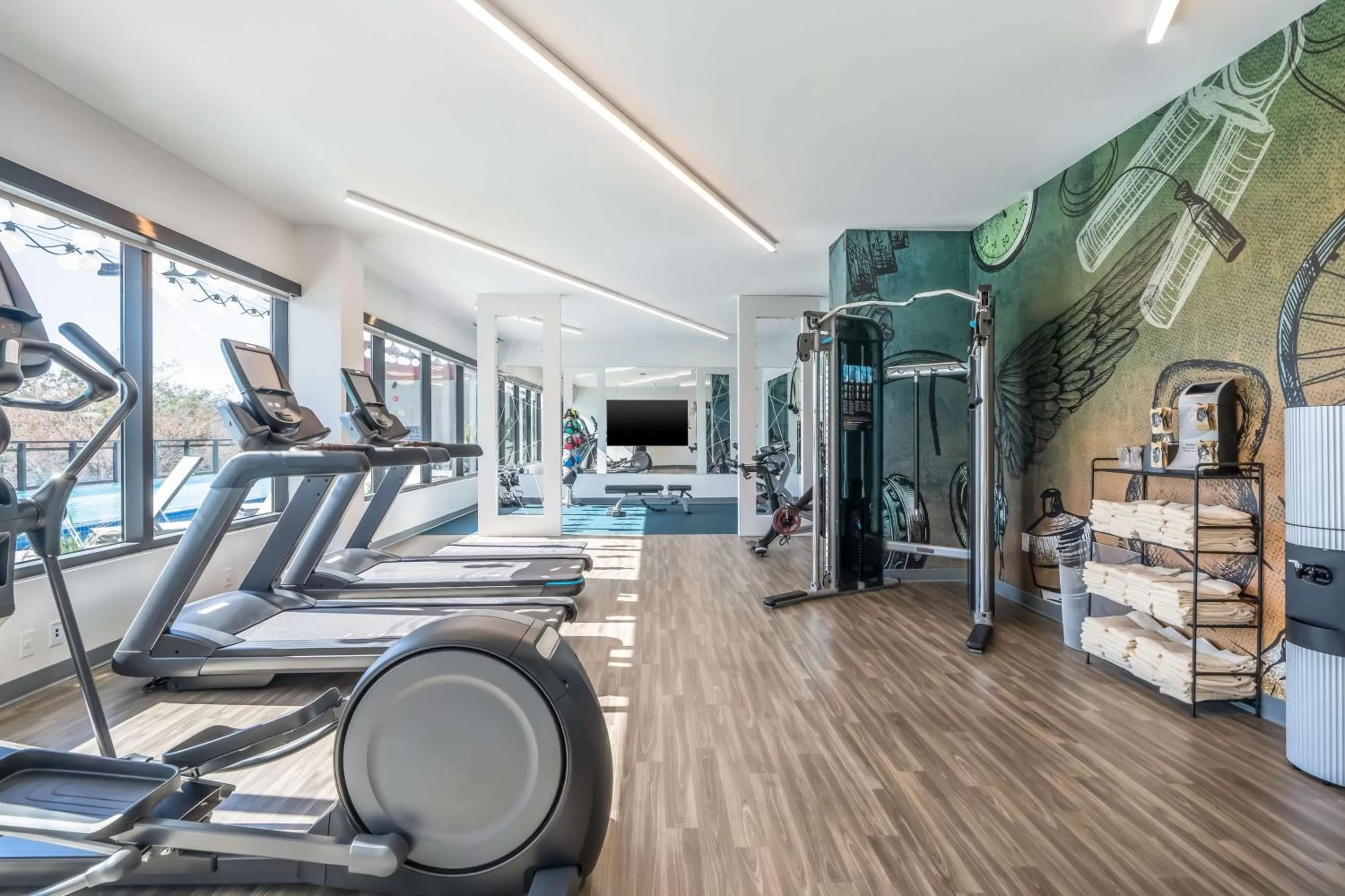 Fitness centre/facilities in Hyatt Place Gainesville Downtown