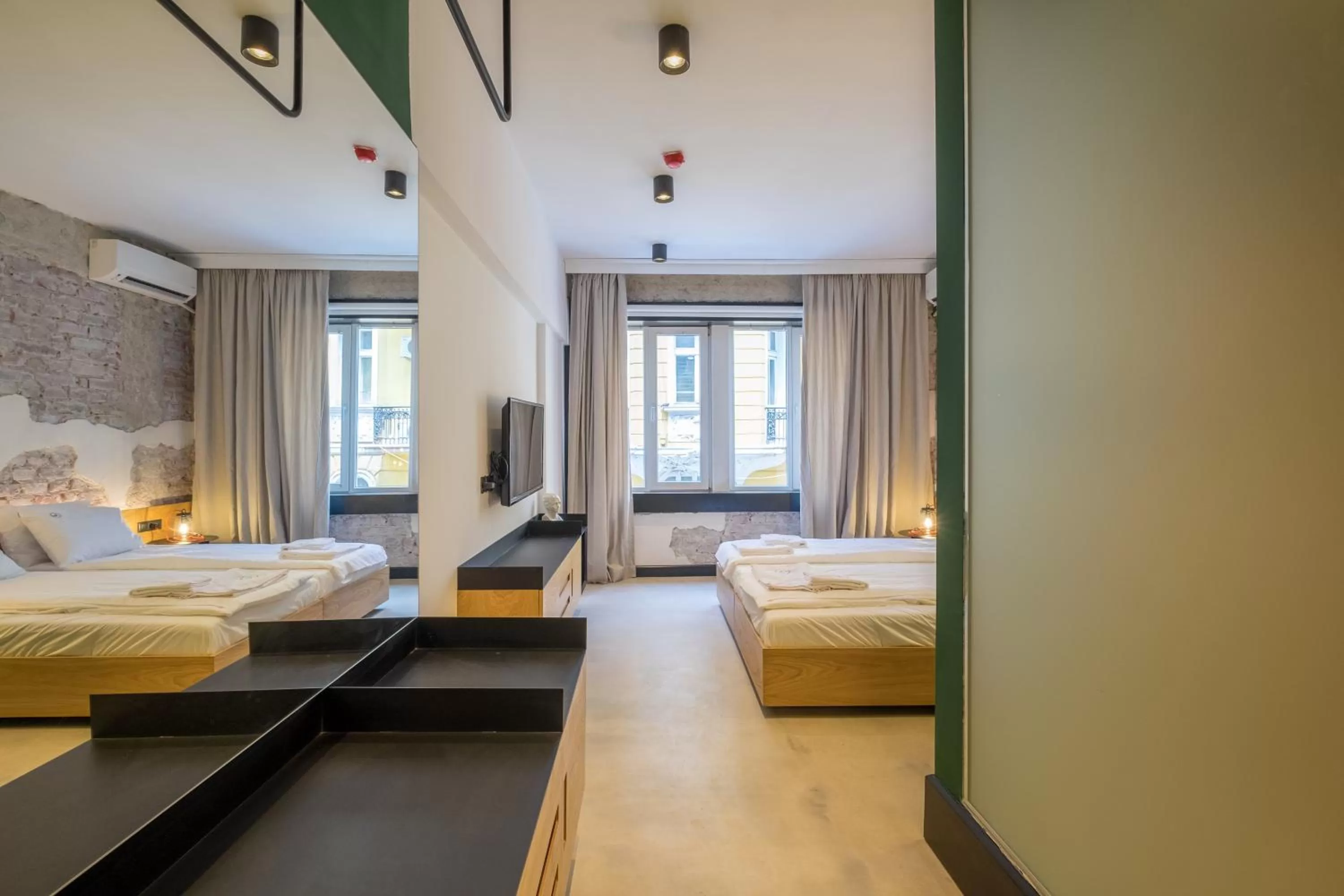 Bed in R34 Boutique Hotel