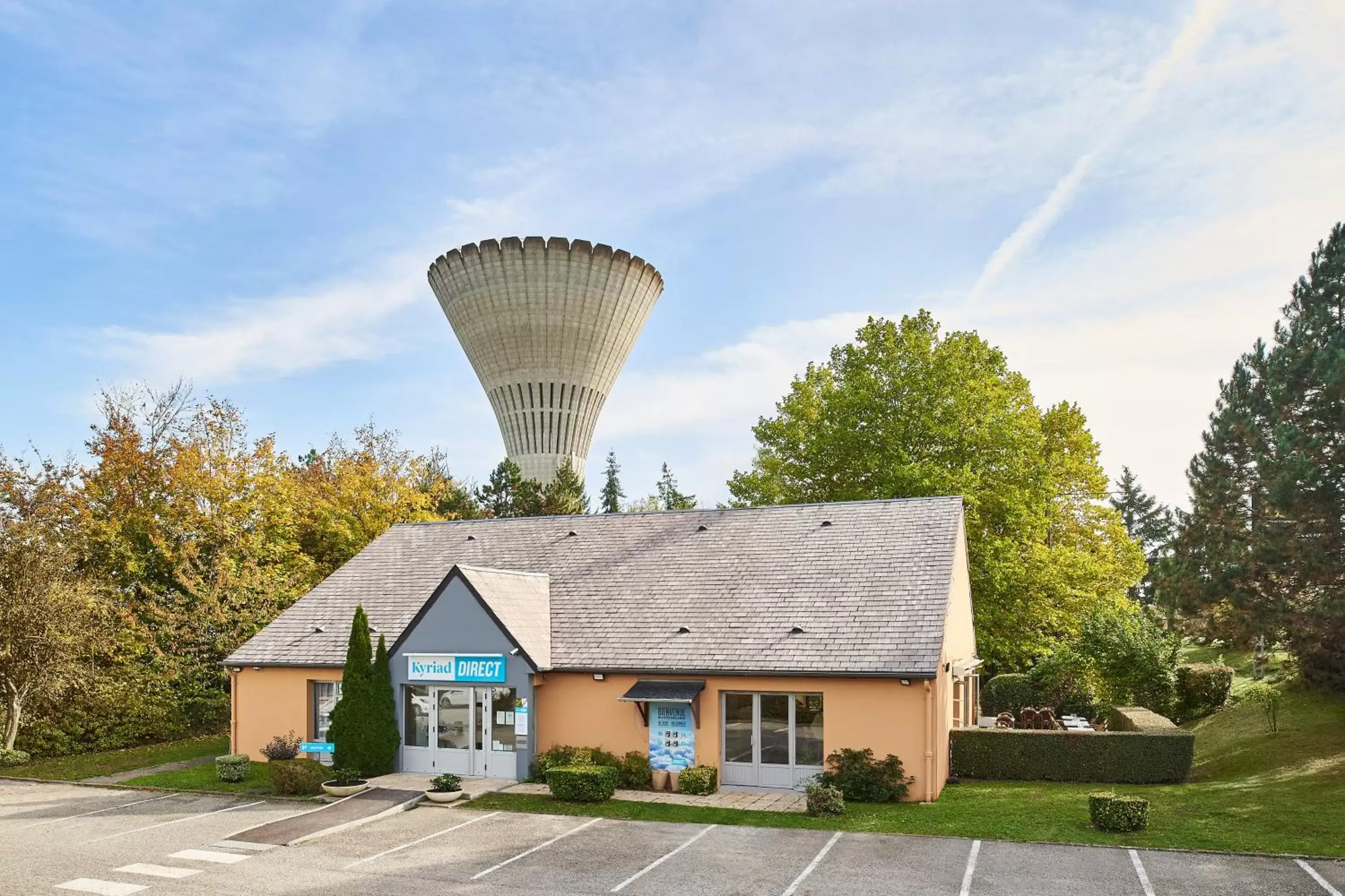 Bird's eye view, Property Building in Kyriad Direct Evreux