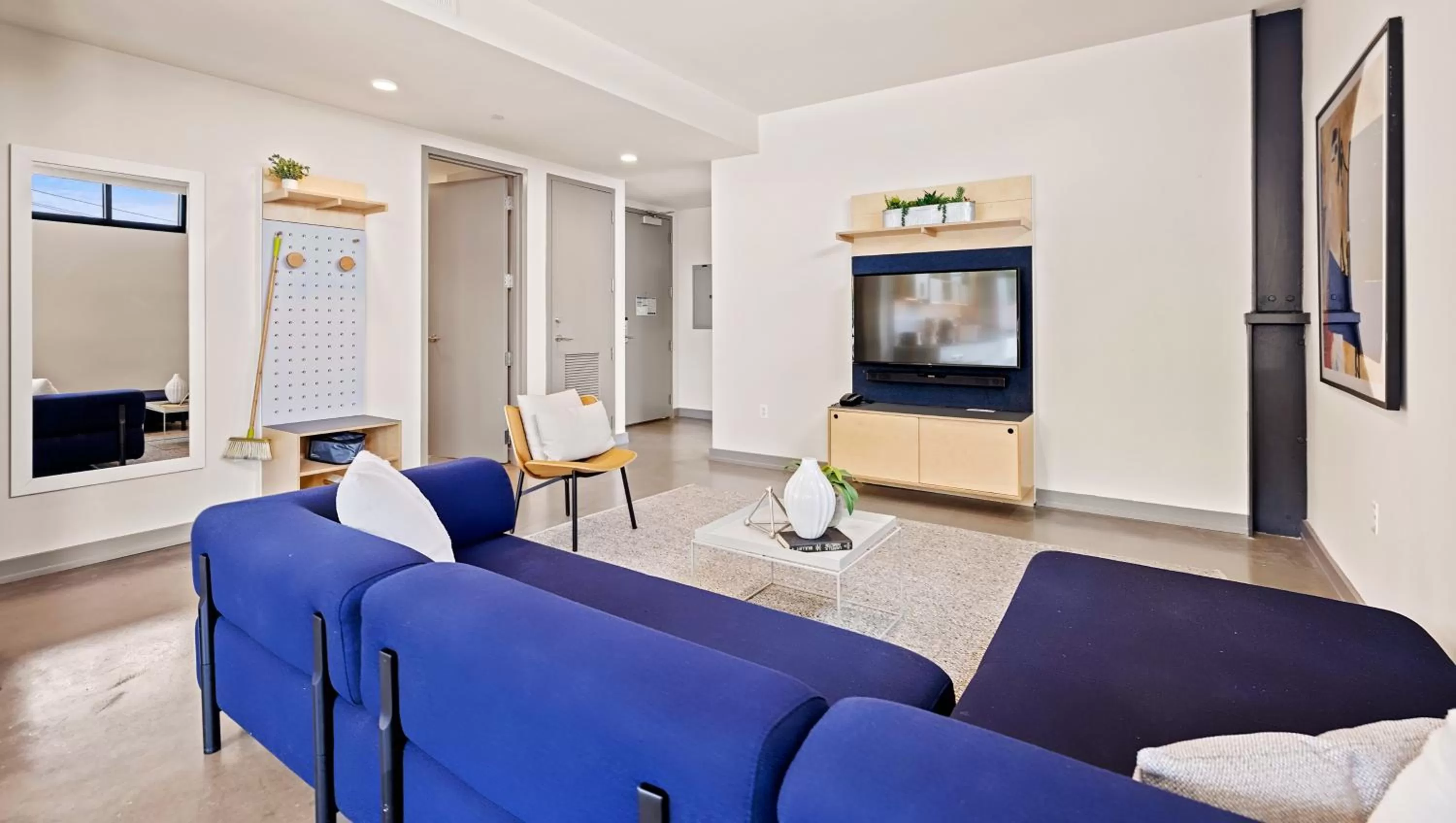 Living room in Placemakr Wedgewood-Houston - South Nashville