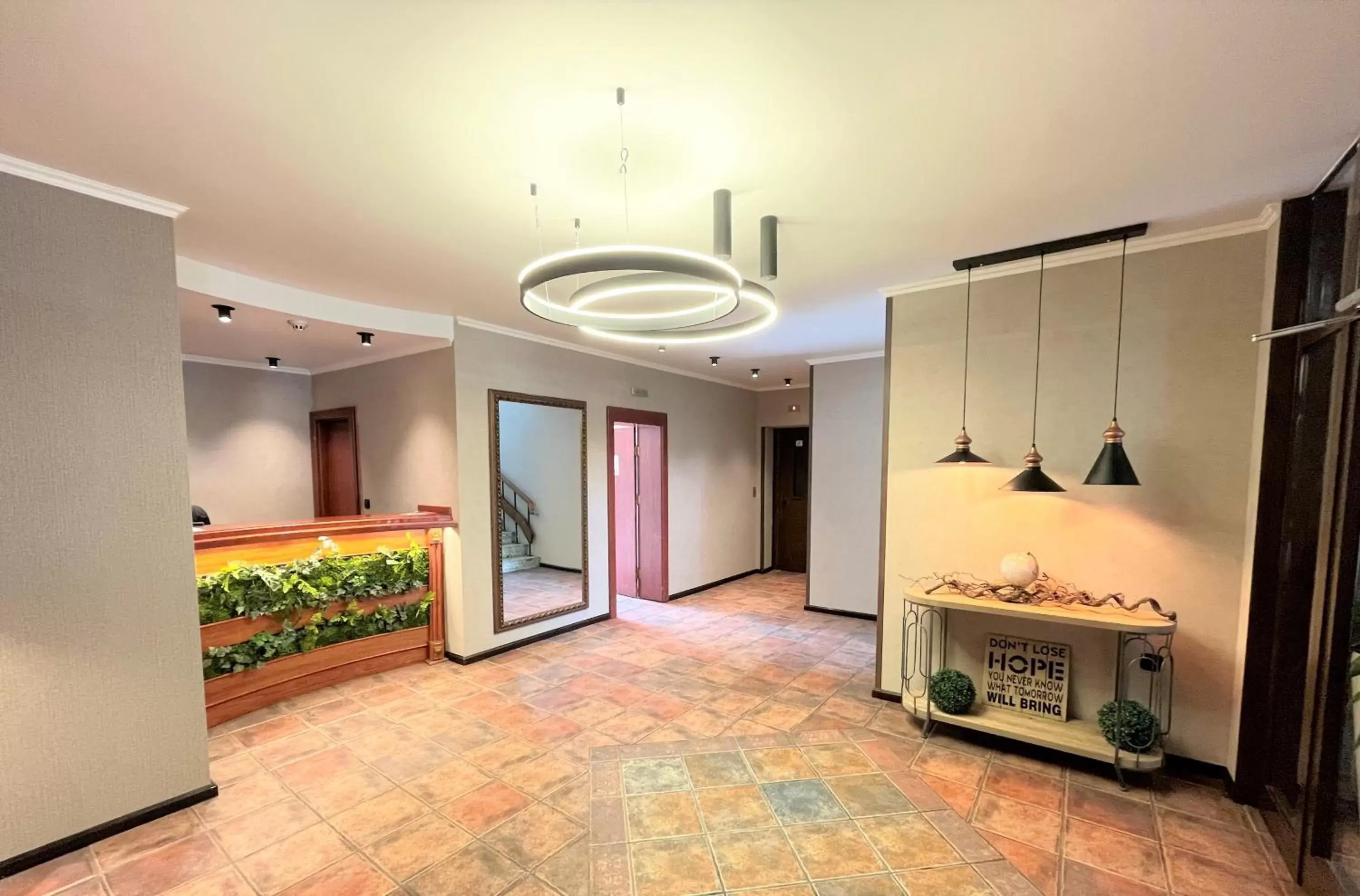 Lobby or reception in Hotel Orbita