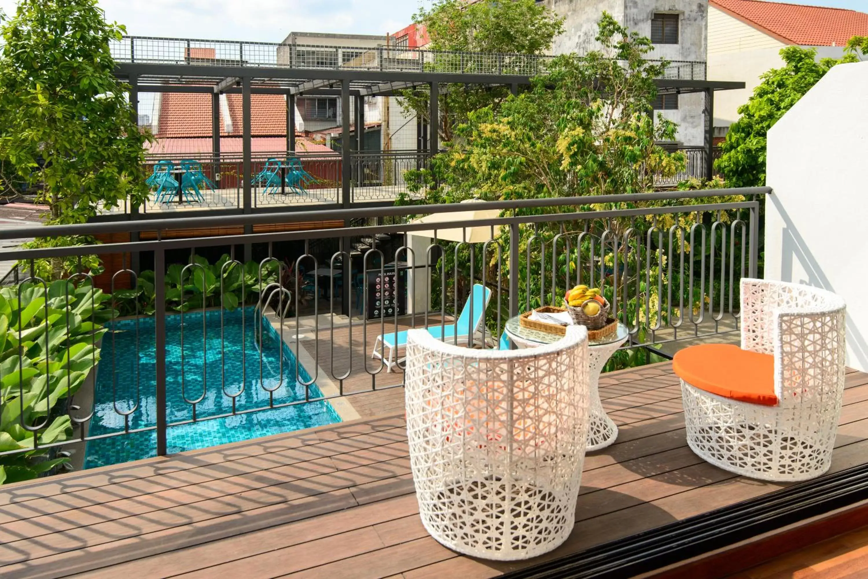 Patio, Swimming Pool in SAVV HOTEL