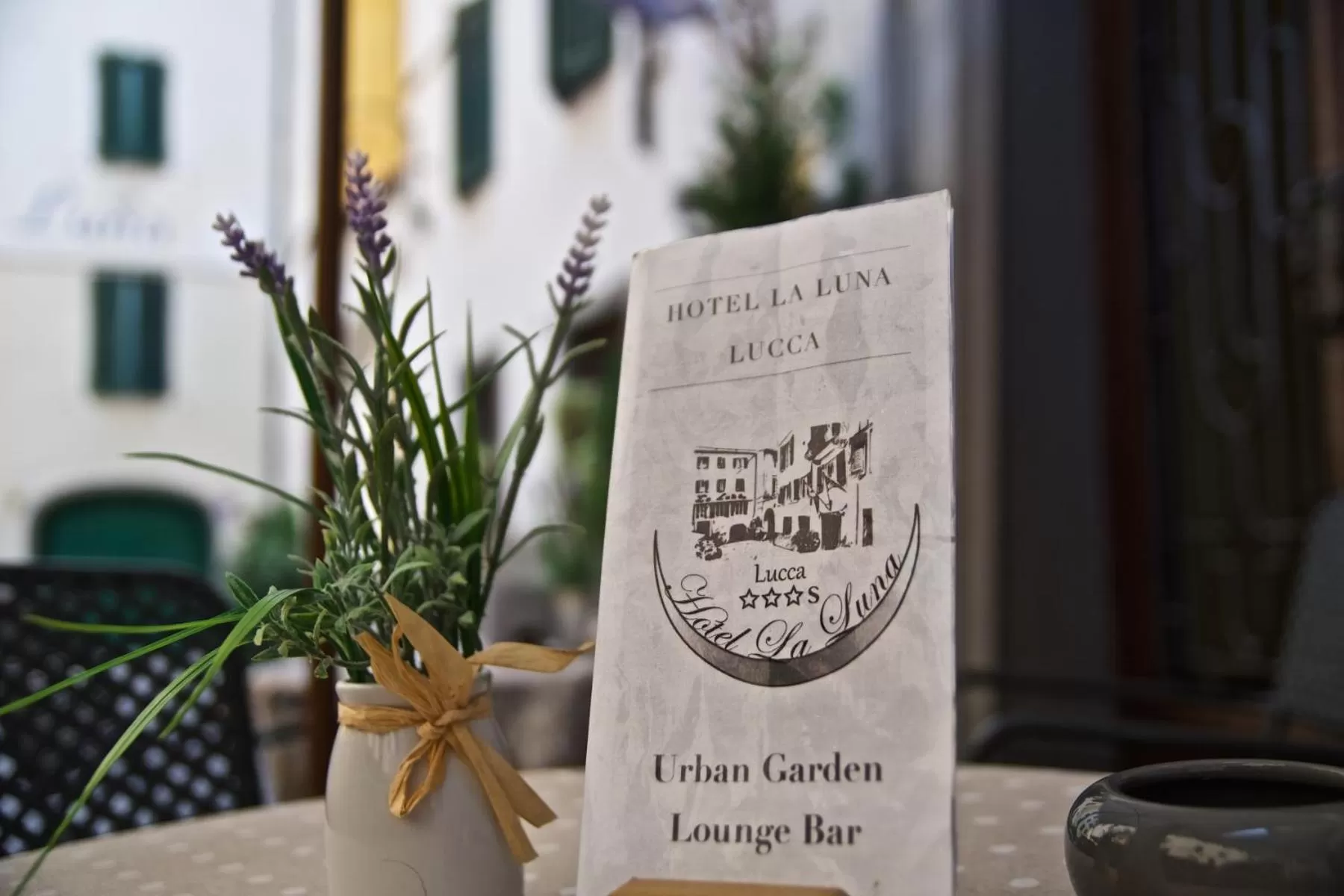 Patio in Hotel La Luna