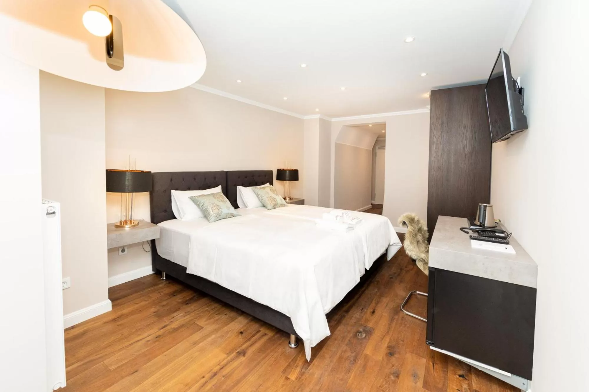 Bed in Hotel Allegra