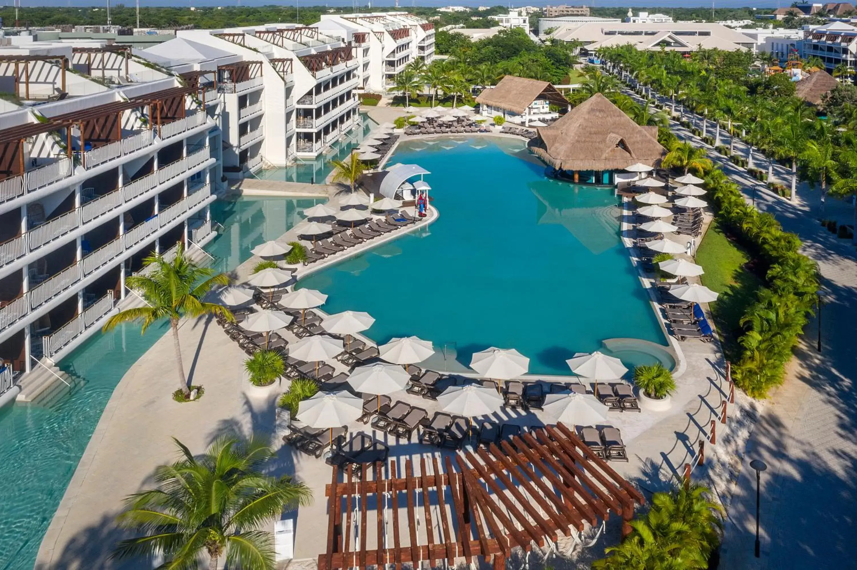 Bird's eye view, Bird's-eye View in Ocean Riviera Paradise All Inclusive