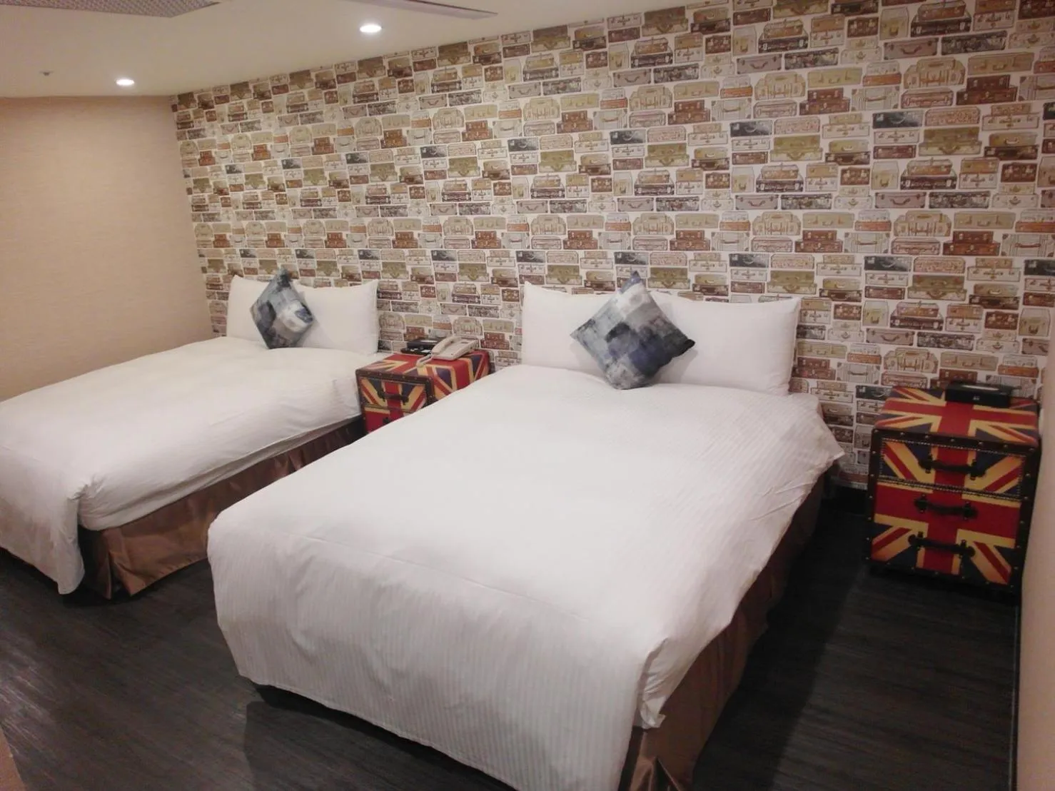 Photo of the whole room, Bed in Hotel Fun - Linsen