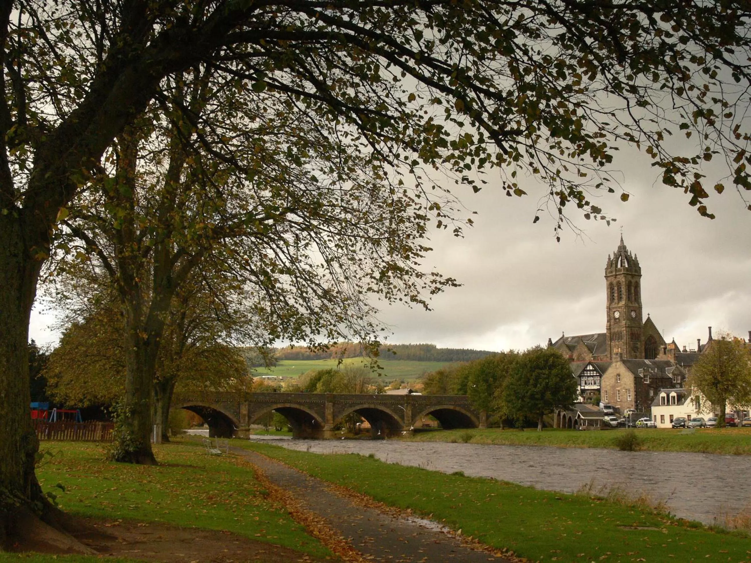 River view in Peebles Hydro