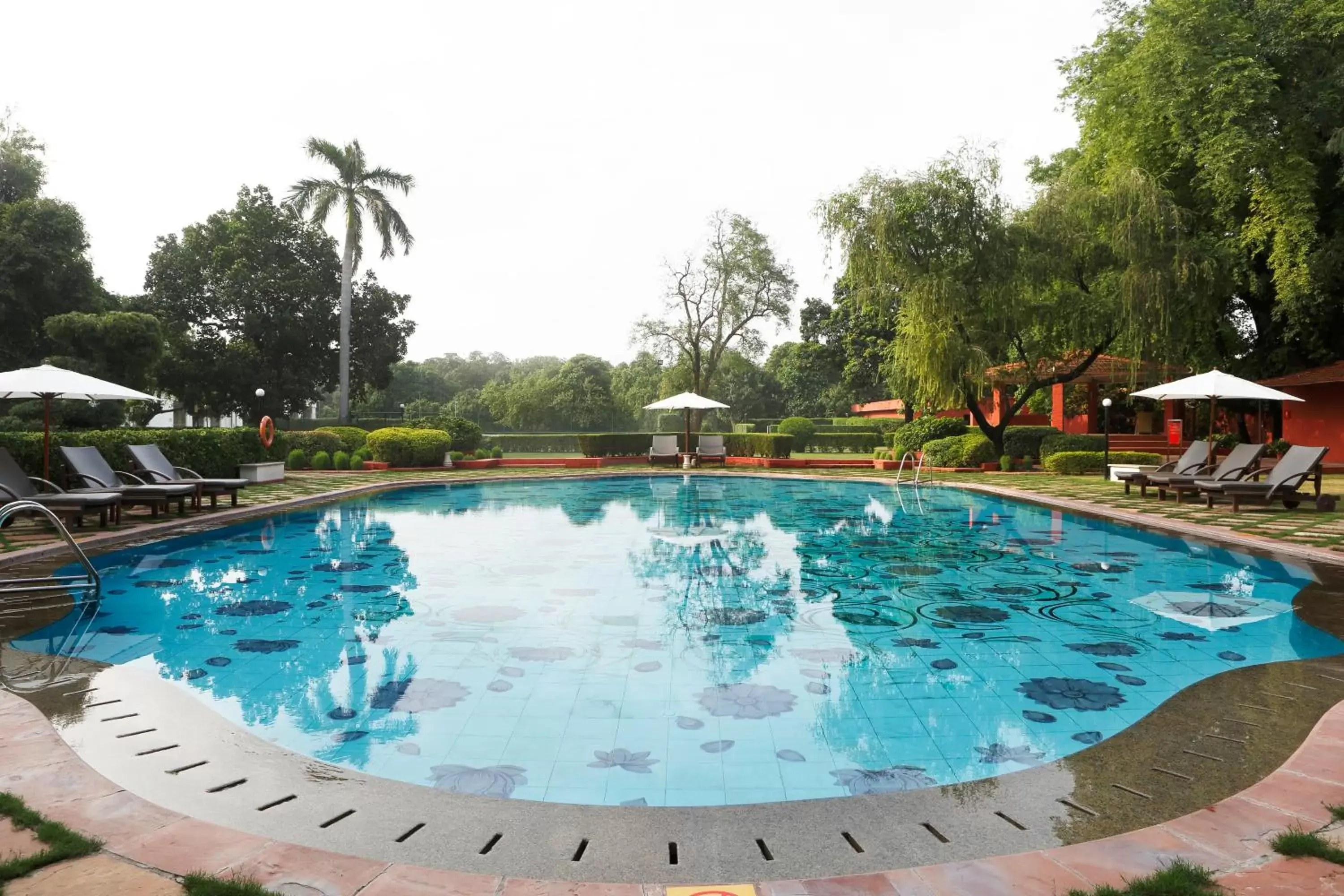 Pool view, Swimming Pool in Taj Ganges Varanasi