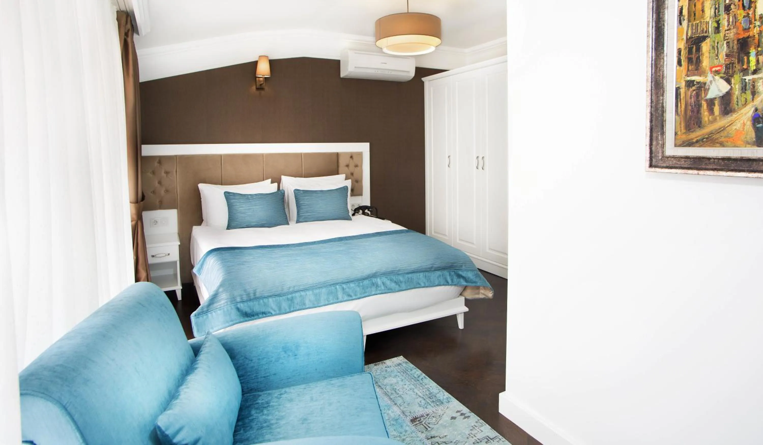 Balcony/Terrace, Bed in Astan Hotel Taksim