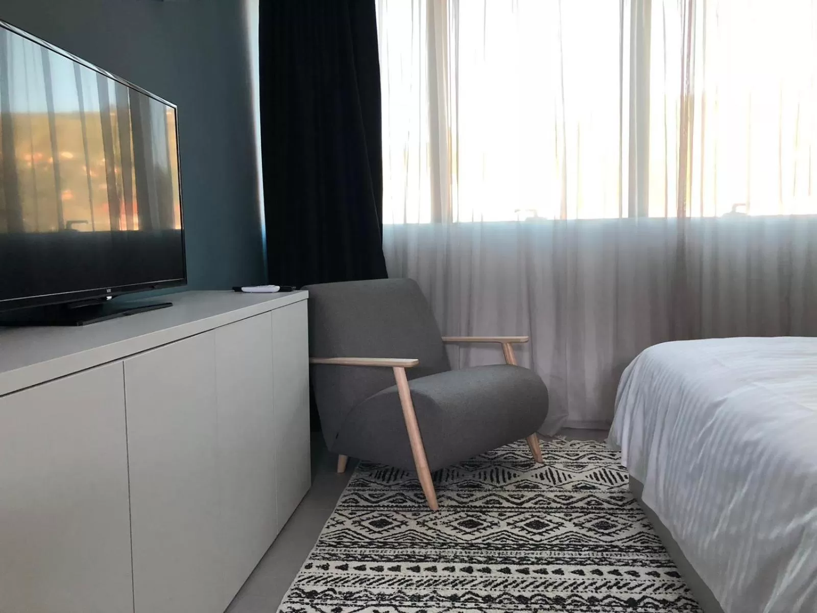 Decorative detail, Bed in Hotel Cubis