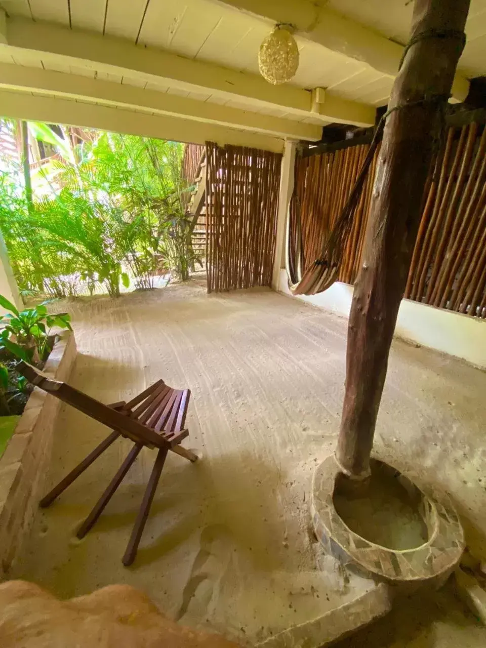 Patio in Playa Canek Beachfront Eco Hotel