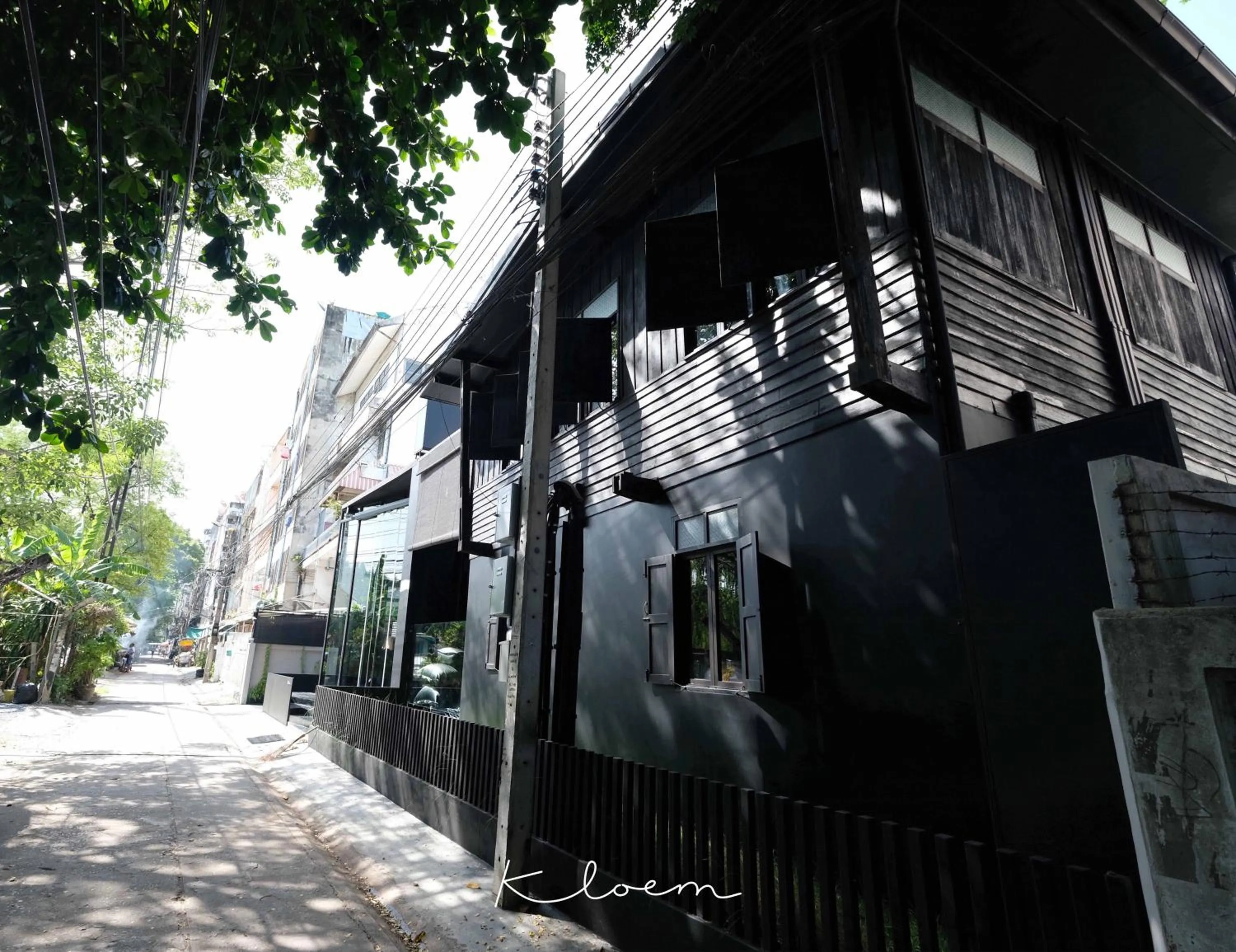 Facade/entrance in Kloem Hostel