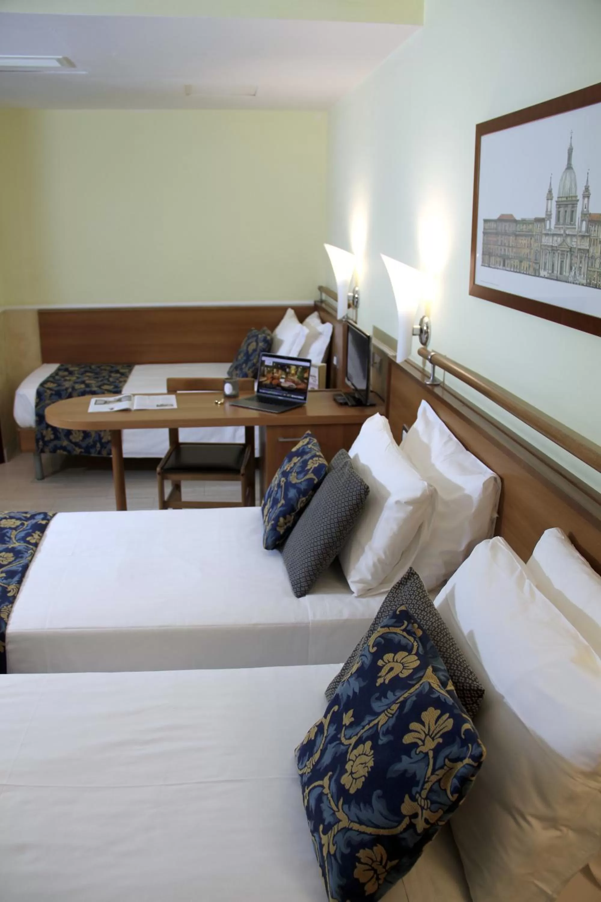 Decorative detail, Bed in Hotel Windrose