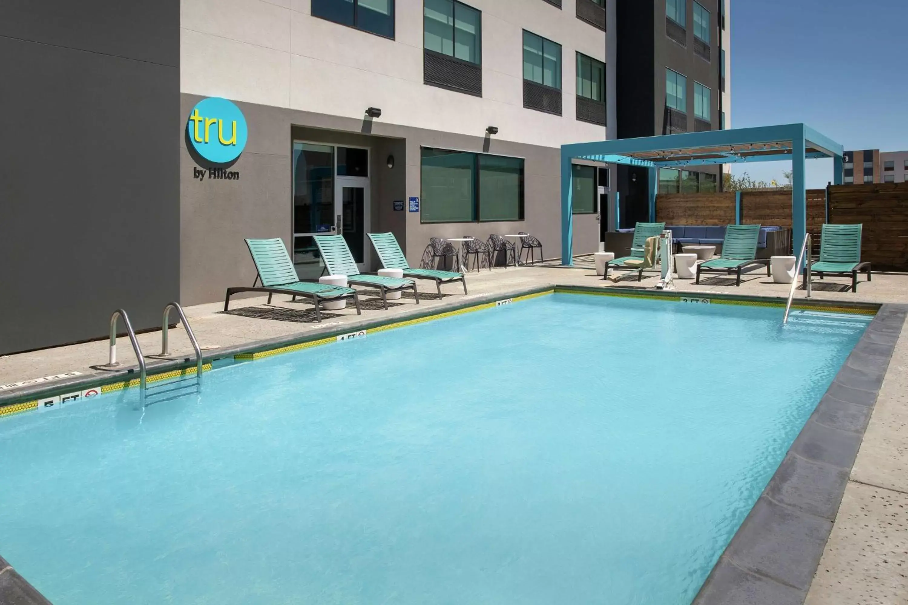 Pool view in Tru By Hilton Lubbock Southwest Pool view in Tru By Hilton Lubbock Southwest