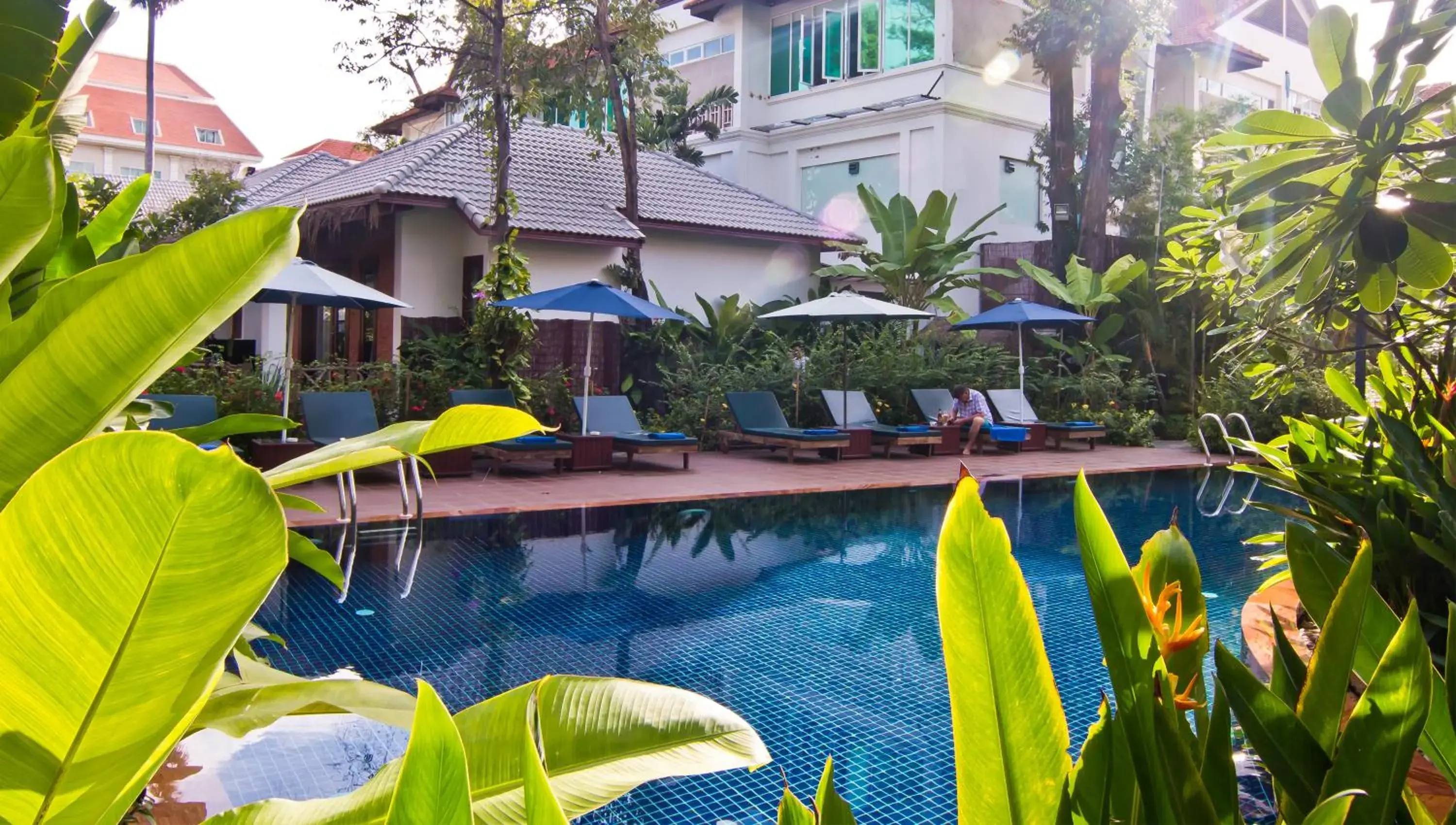 Pool view, Swimming Pool in La Rivière d' Angkor Resort