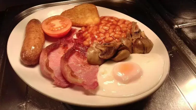 English/Irish breakfast, Food in Yorkway Motel