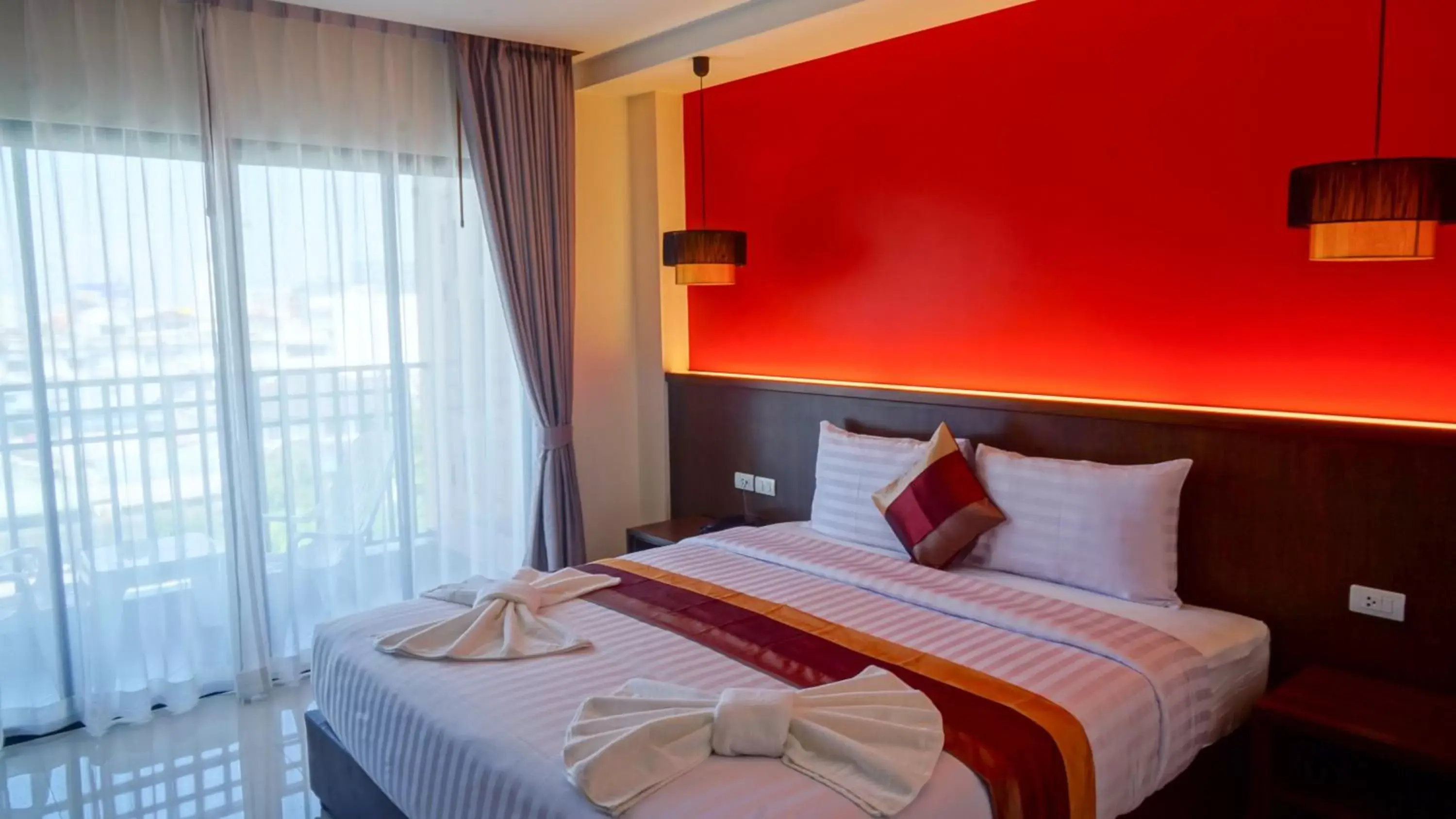 Bed in VISA Hotel Hua Hin - SHA Plus Bed in VISA Hotel Hua Hin - SHA Plus