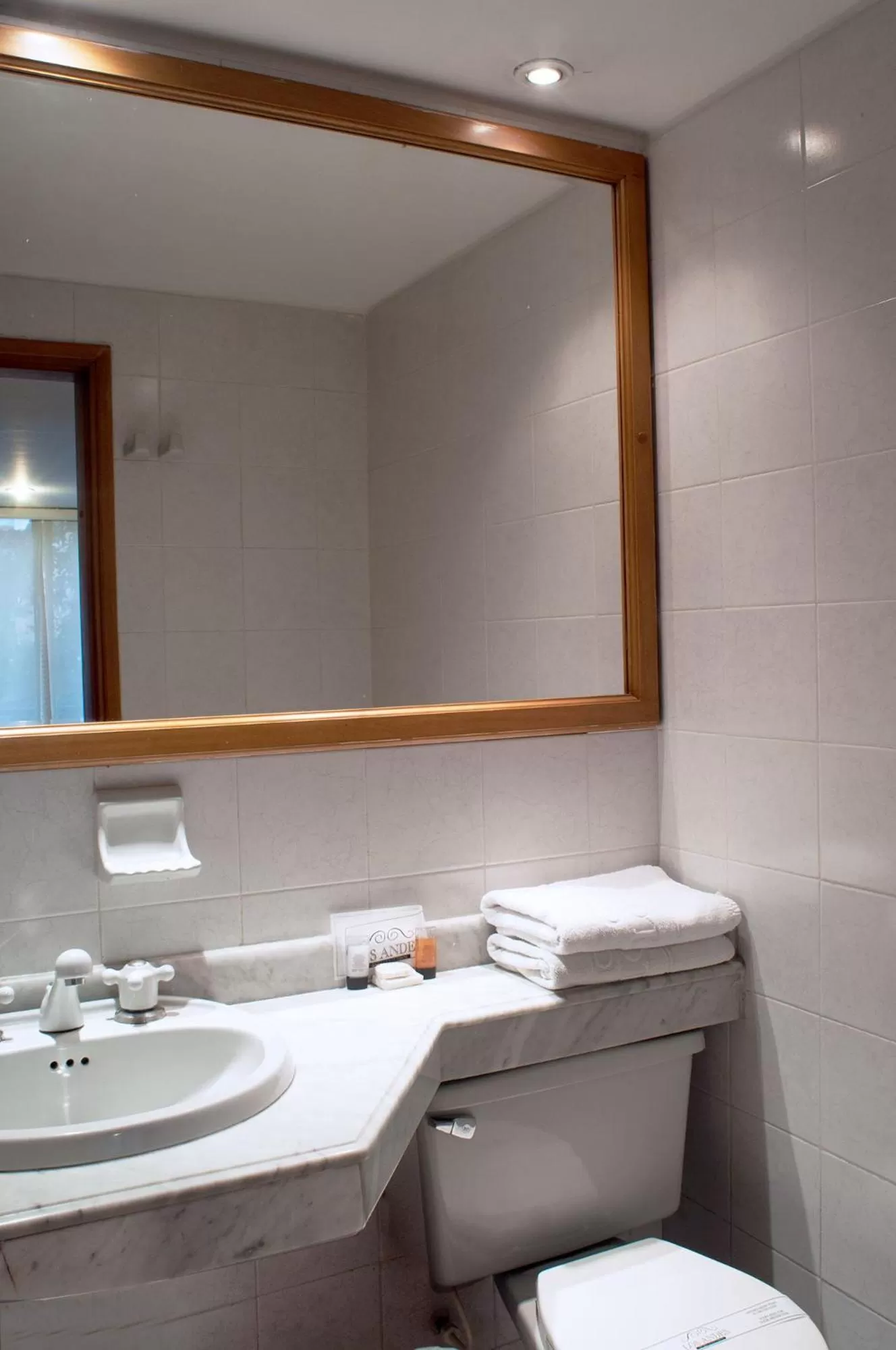 Toilet in Apartaestudios Los Andes