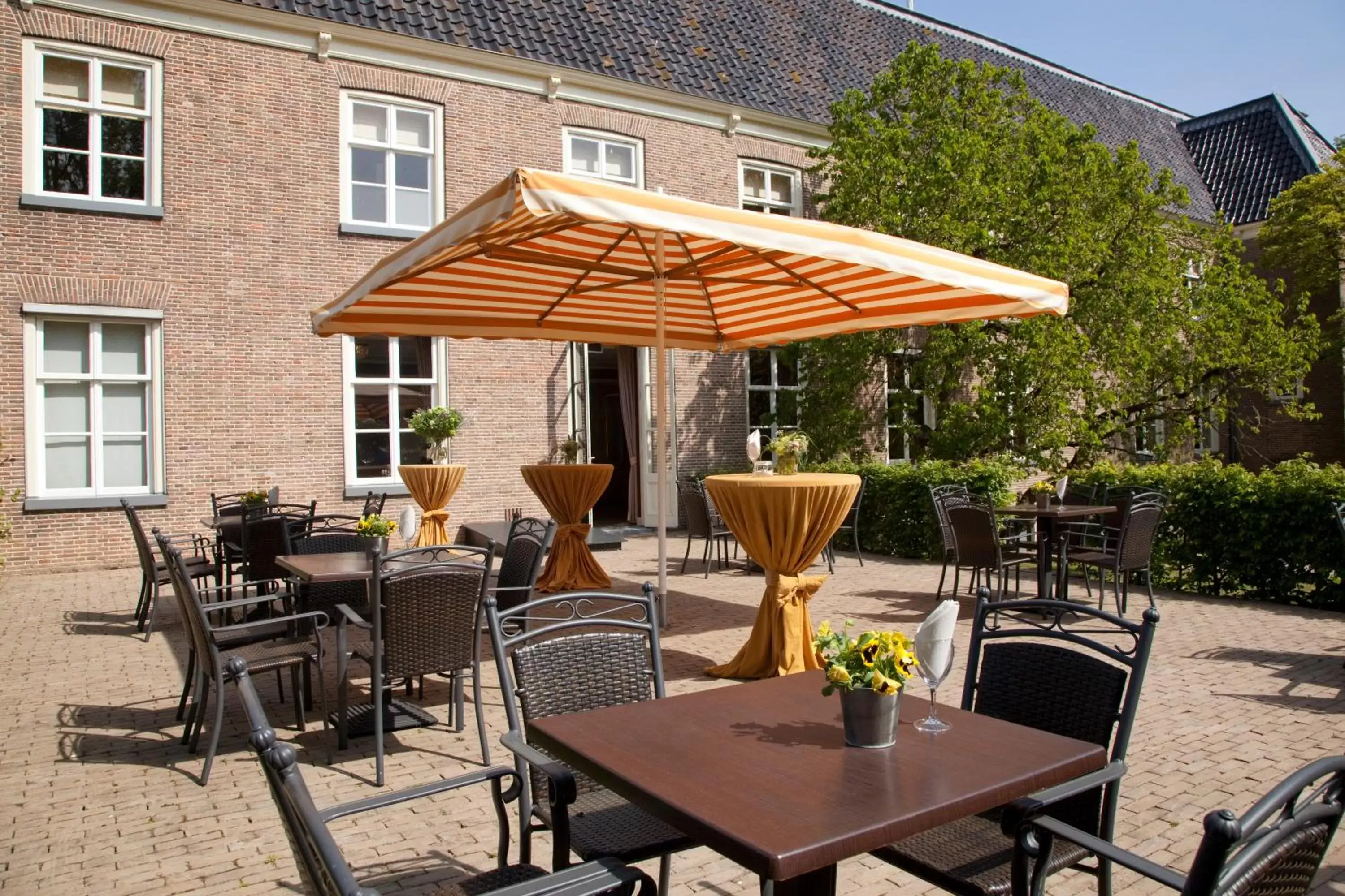 Balcony/Terrace, Restaurant/Places to Eat in Stadspaleis Hotel & Restaurant OldRuitenborgh