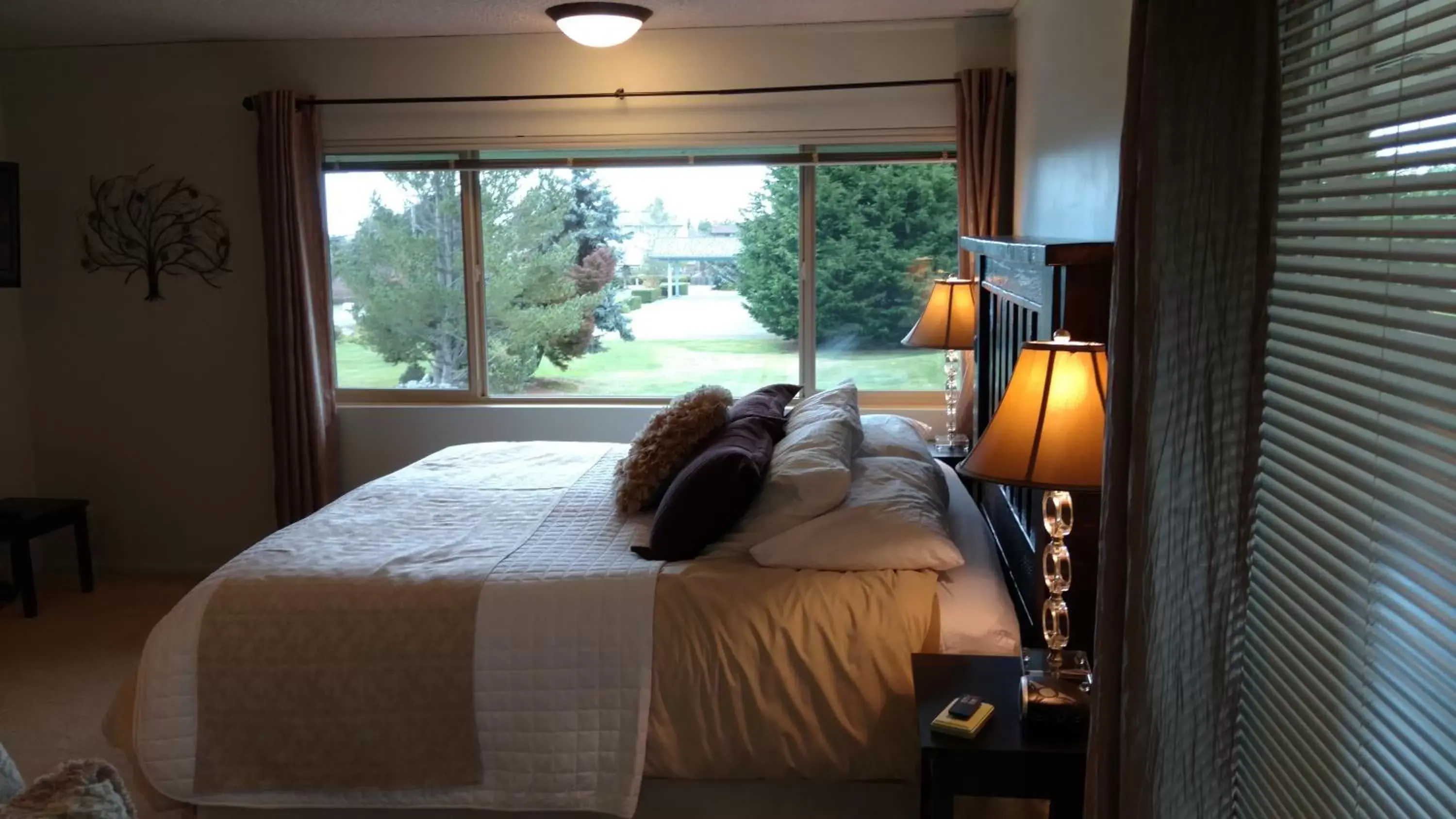 Bed, View in Greenhouse Inn by the Bay