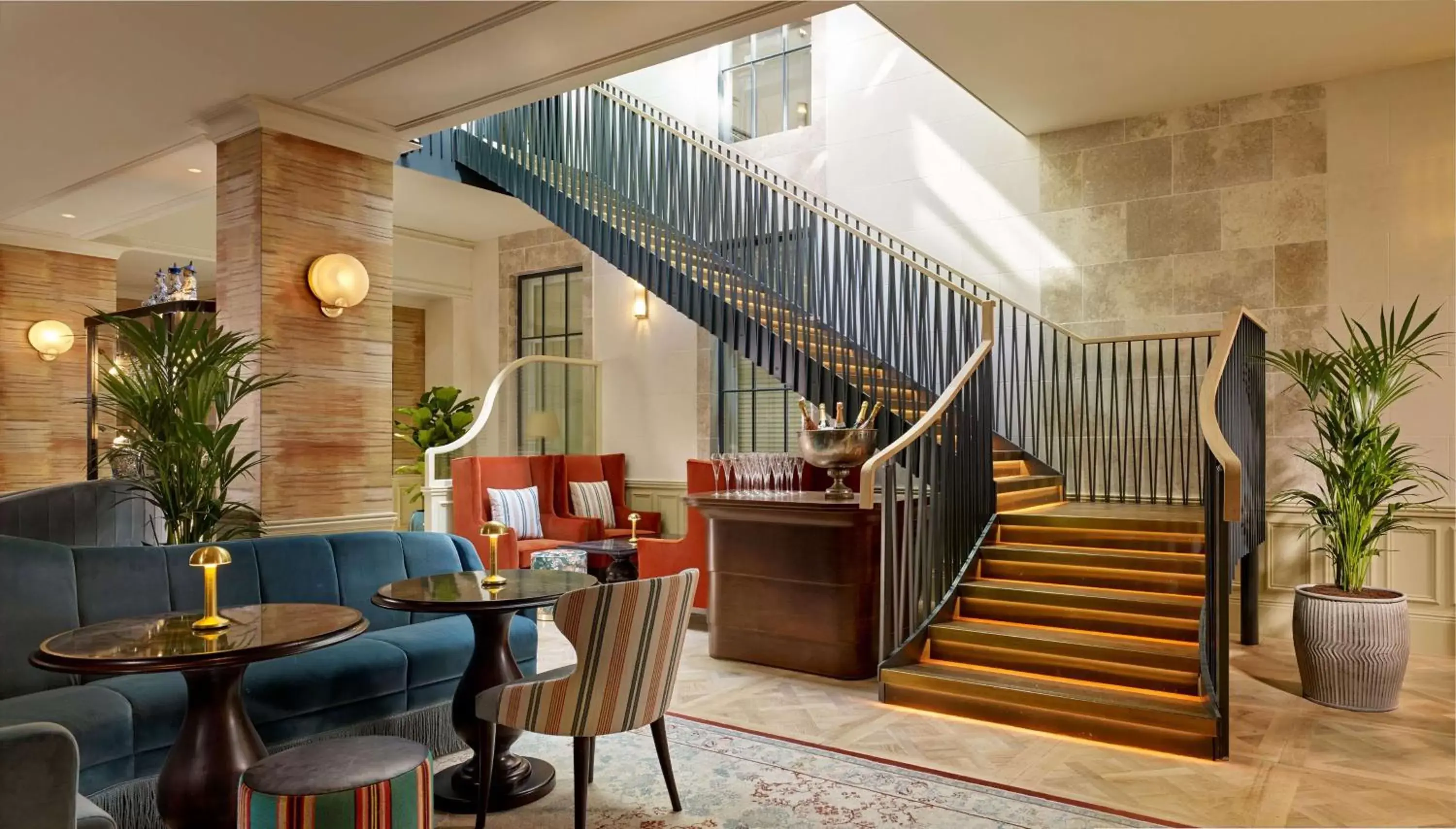 Lobby or reception in 100 Queen’s Gate Hotel London, Curio Collection by Hilton