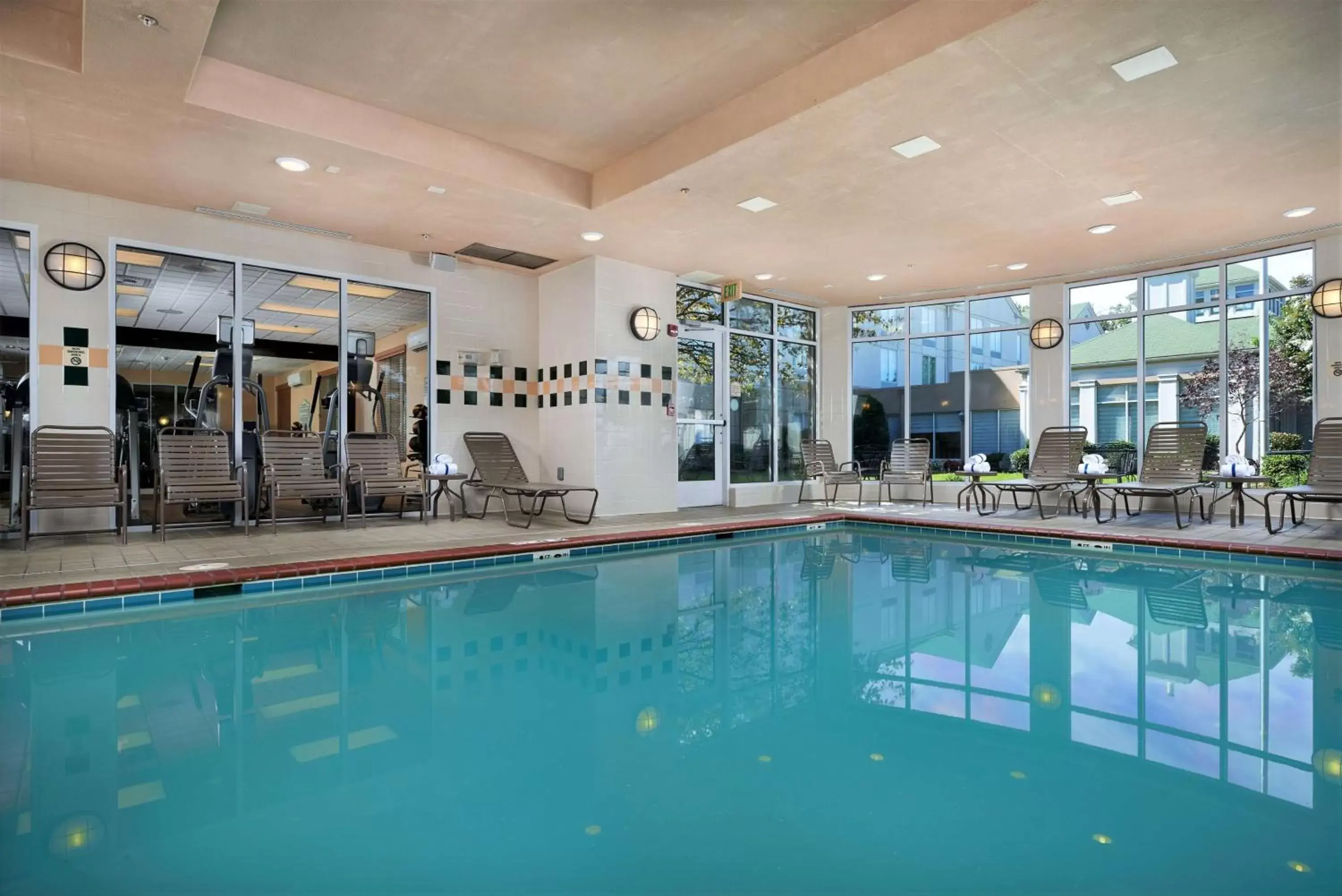 Pool view, Swimming Pool in Hilton Garden Inn Newport News