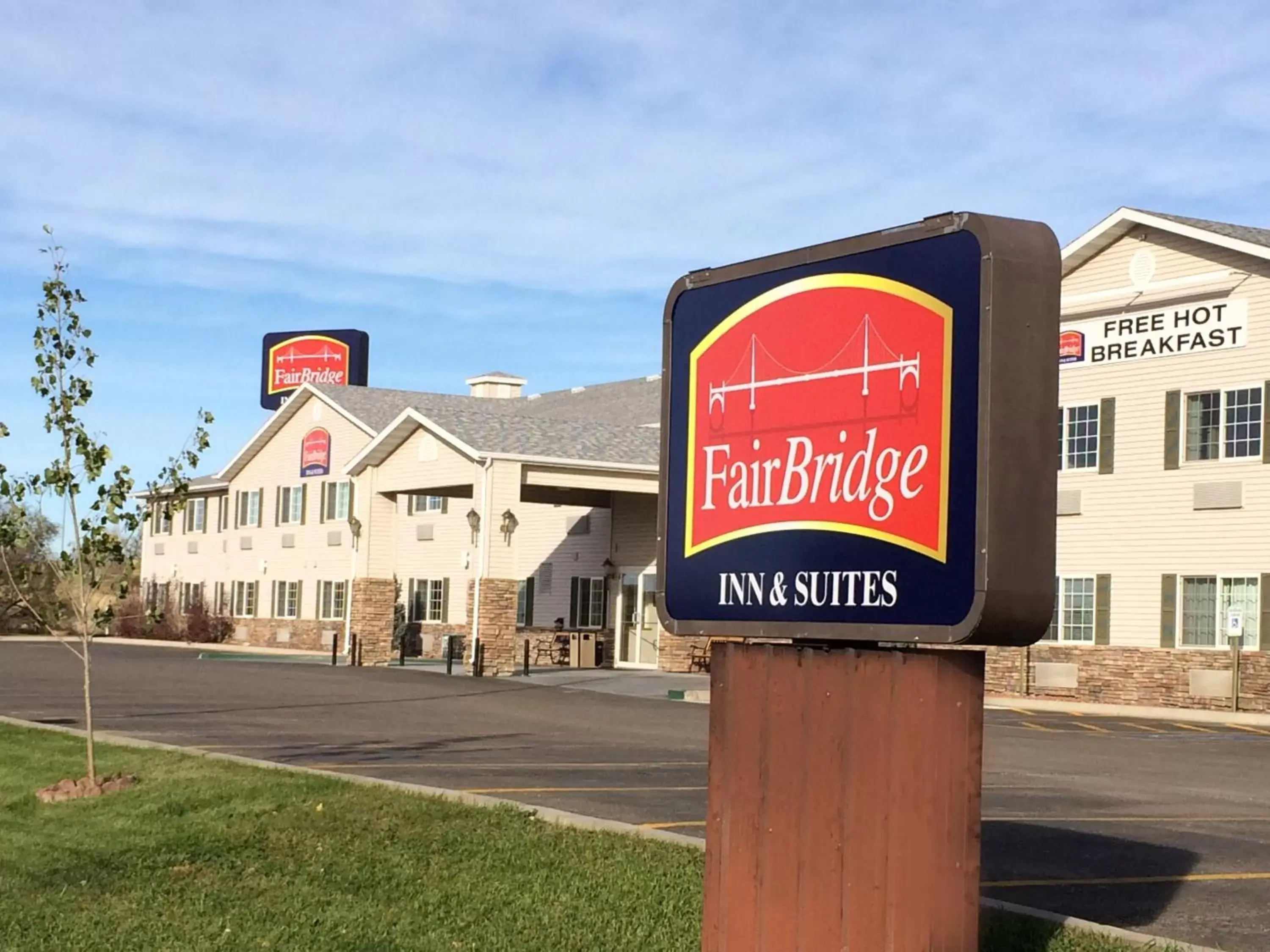 Property logo or sign in Fairbridge Inn and Suites - Miles City