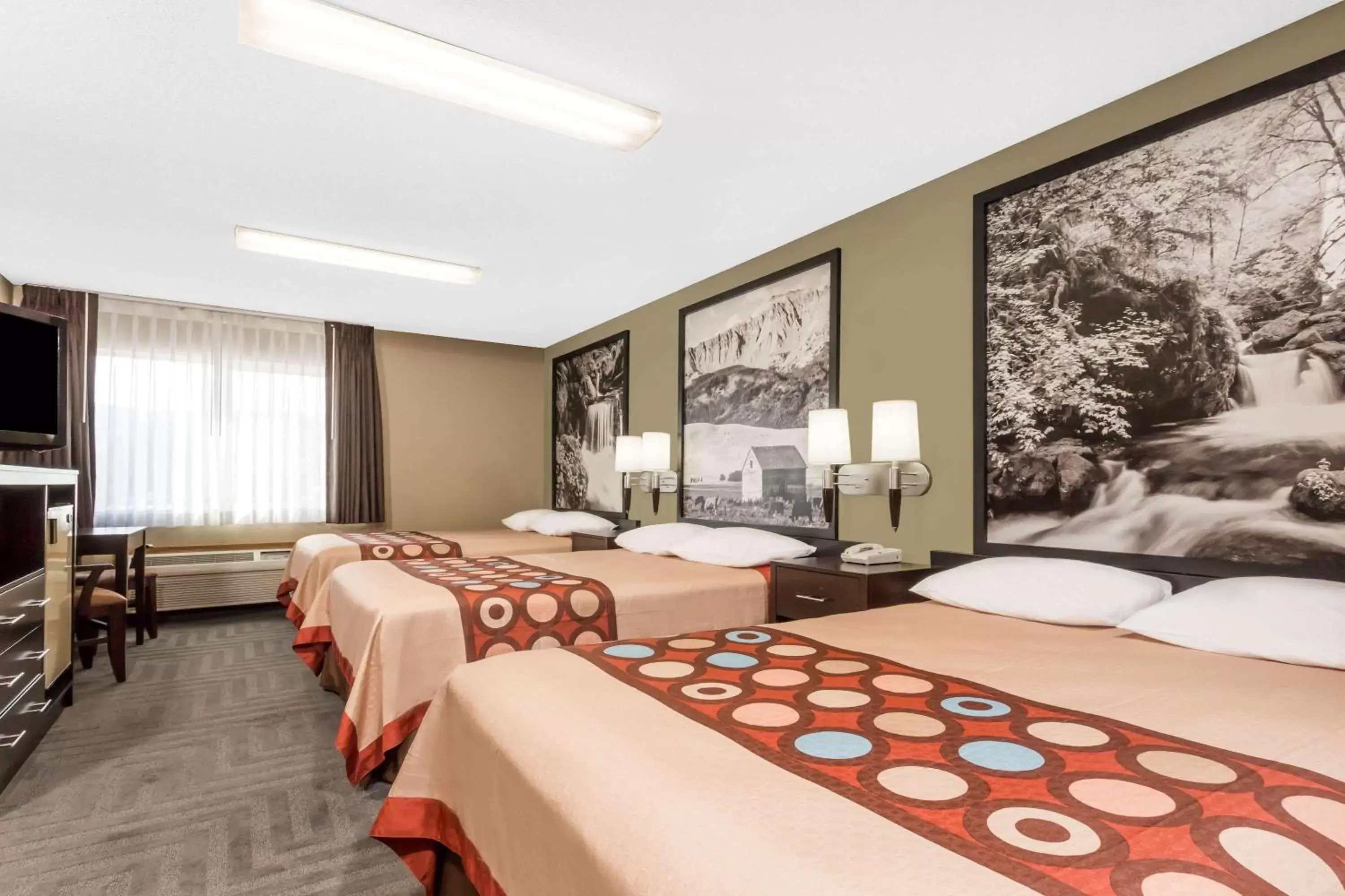 Studio Suite with Three Queen Beds - Non-Smoking in Super 8 by Wyndham LaGrande Studio Suite with Three Queen Beds - Non-Smoking in Super 8 by Wyndham LaGrande