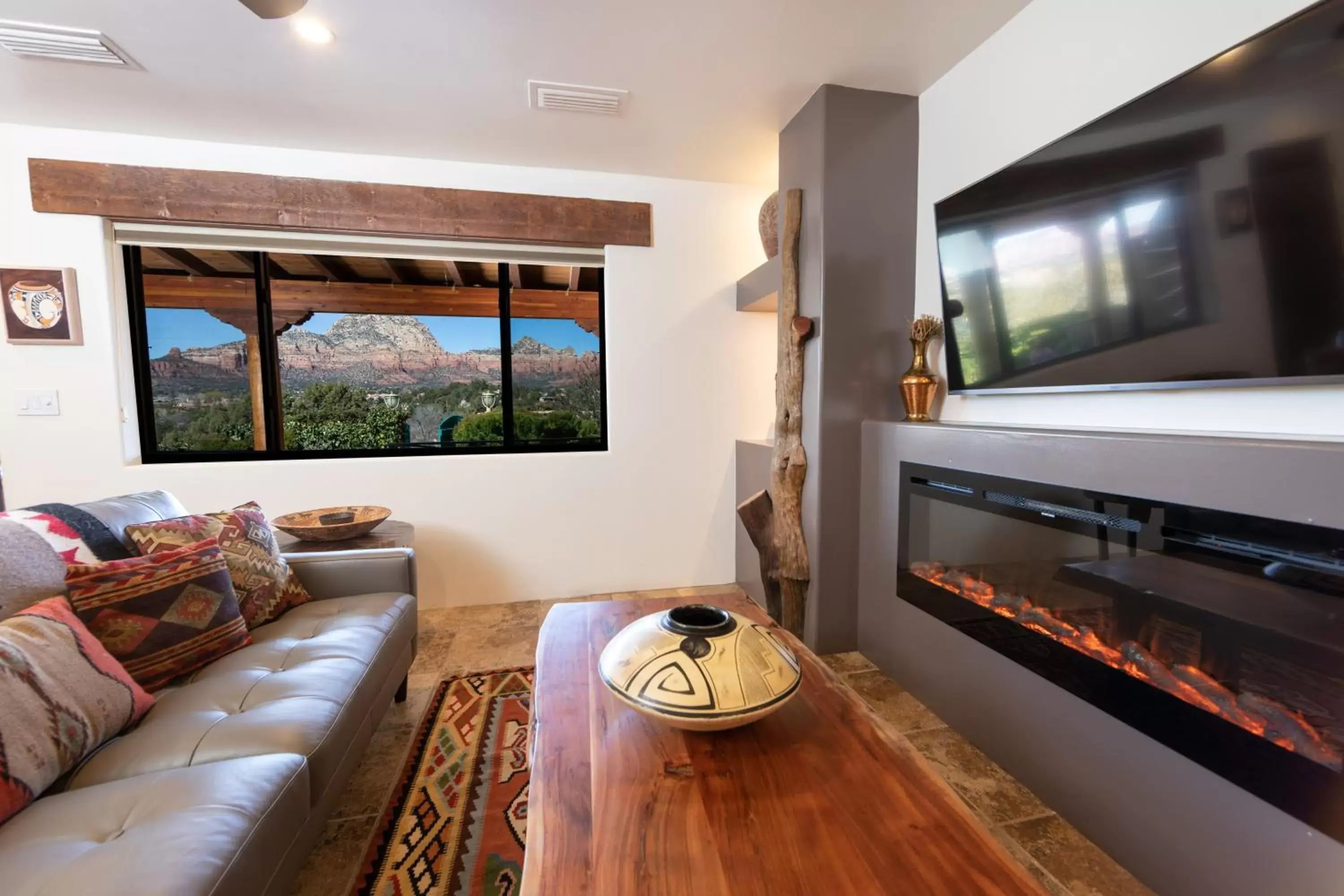 Living room, Seating Area in A Sunset Chateau