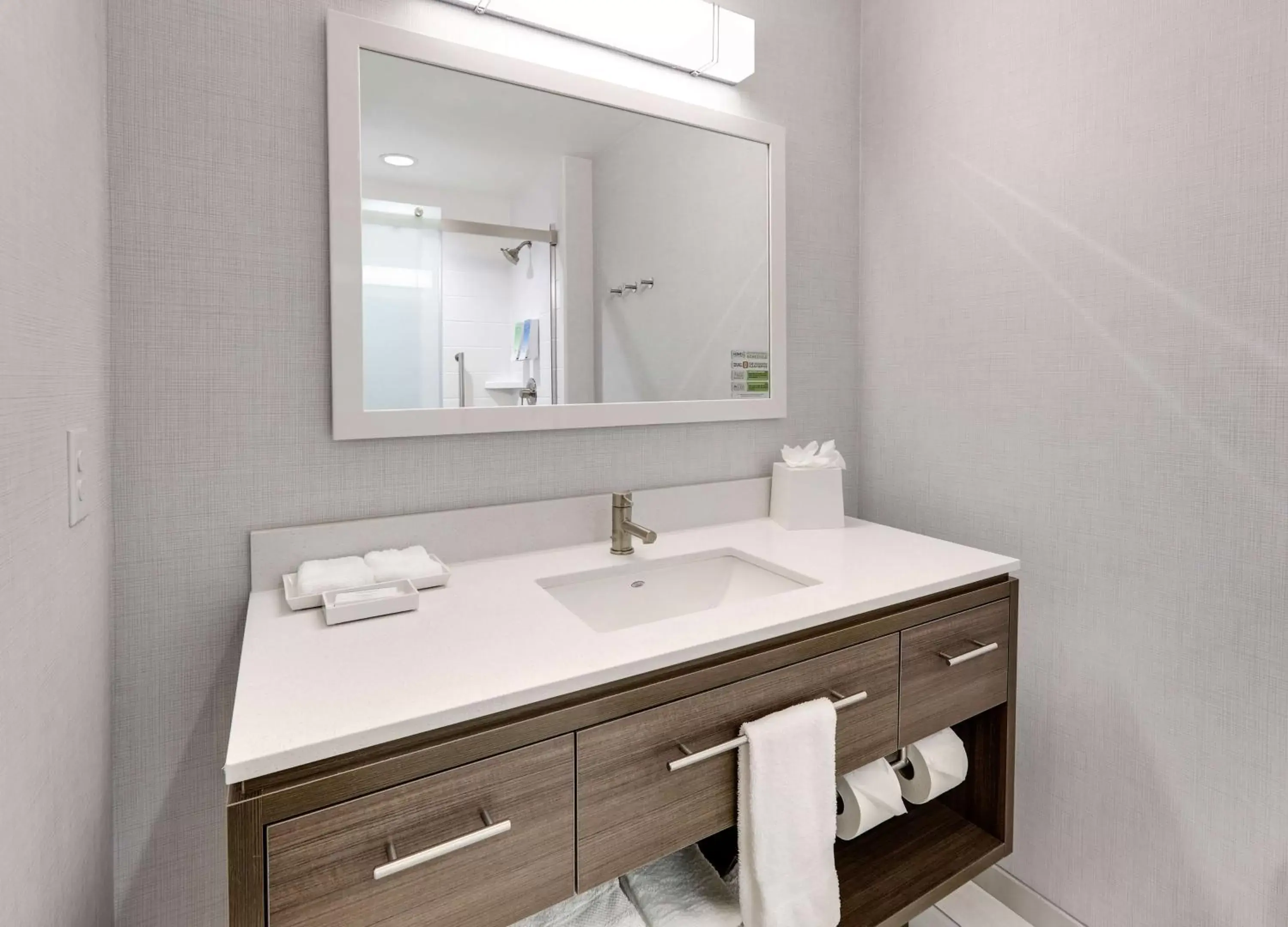 Bathroom in Home2 Suites By Hilton Euless Dfw West, Tx