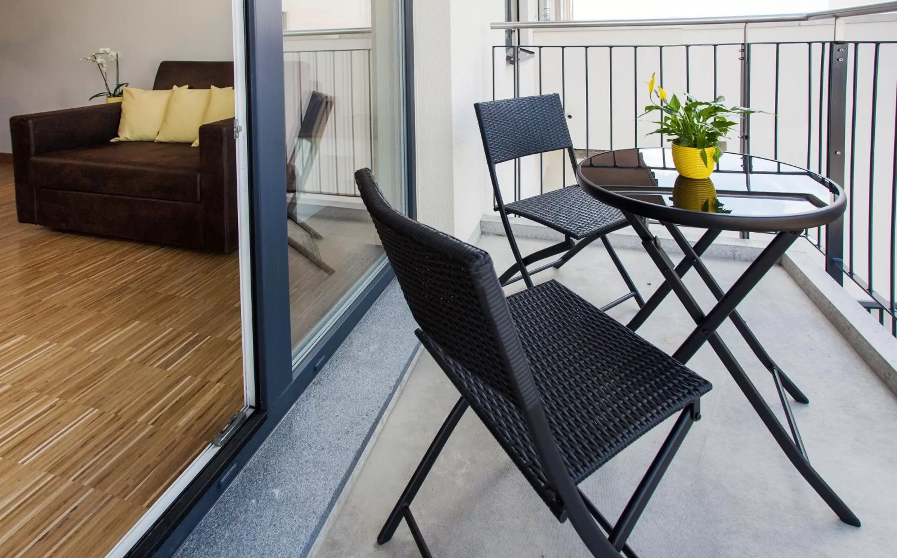 Balcony/Terrace in Coffee Fellows Hotel München-Freiham