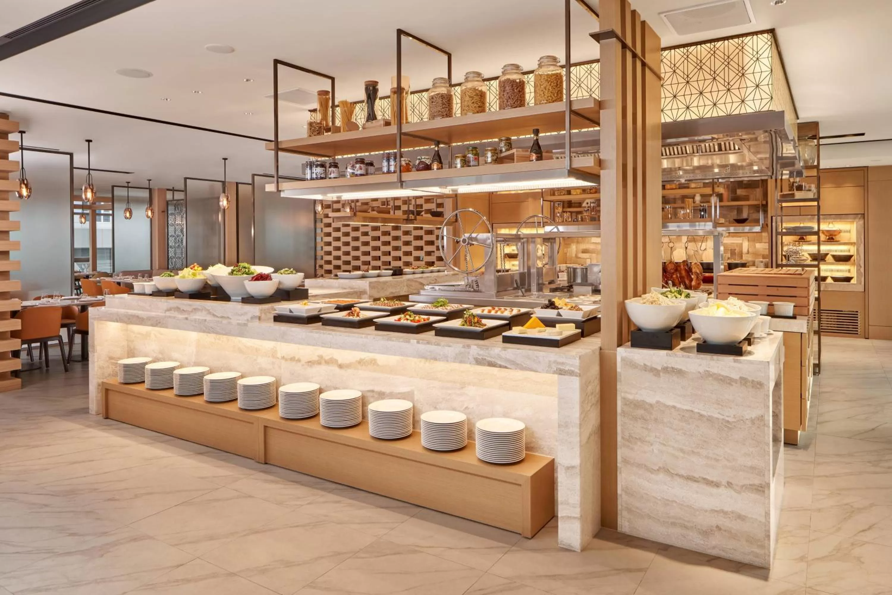 Kitchen or kitchenette in Daegu Marriott Hotel