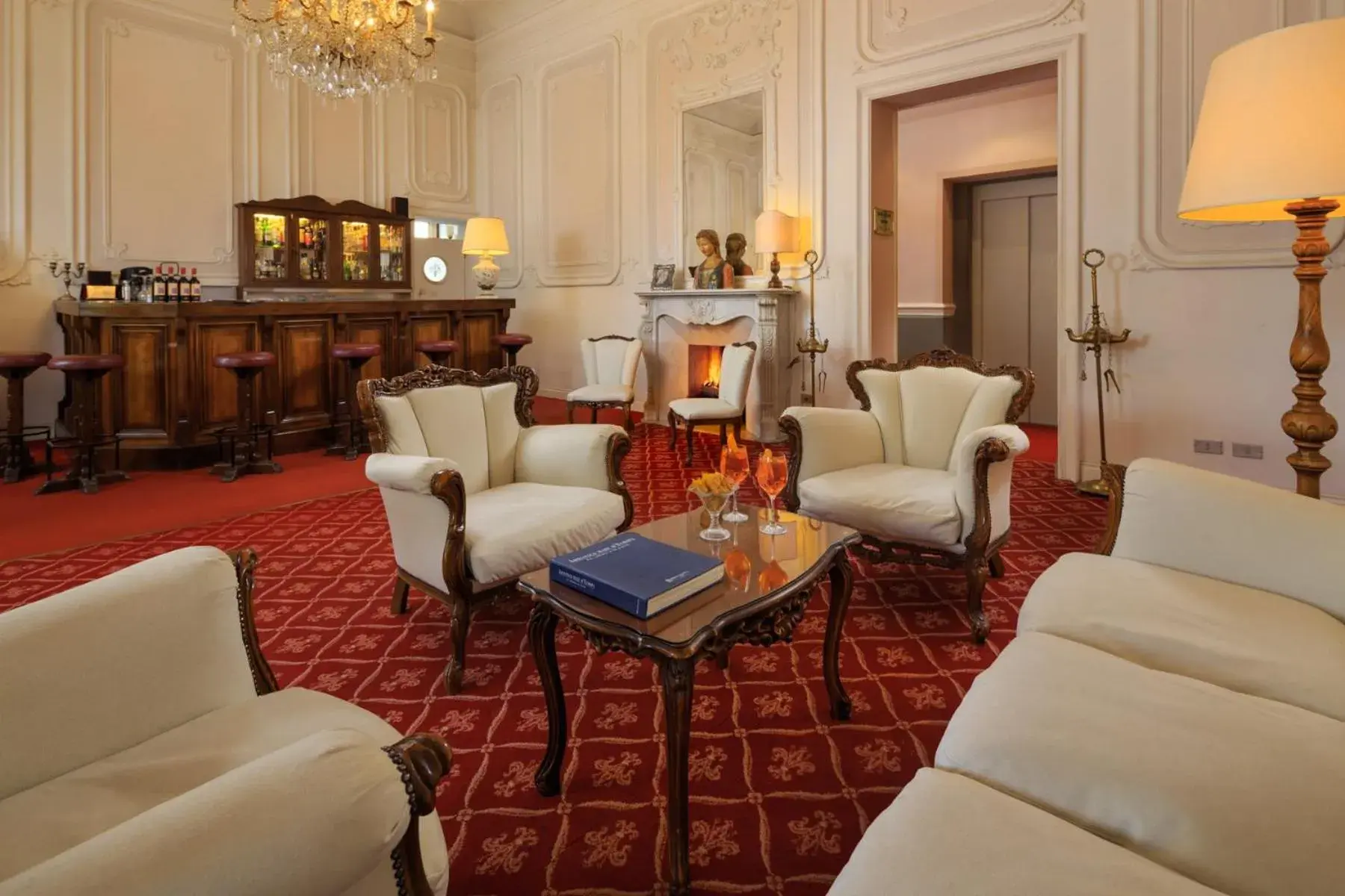 Living room, Seating Area in Hotel Villa Carlotta