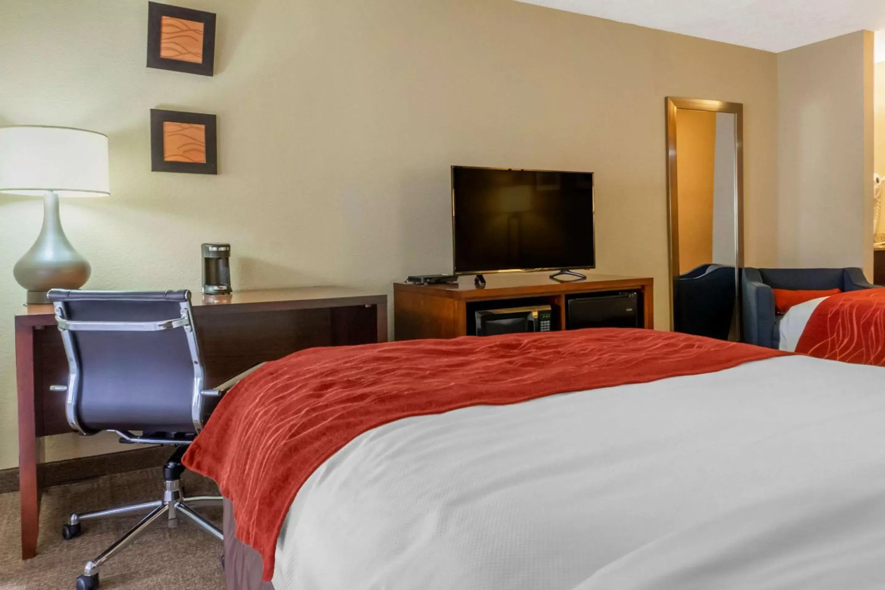 Photo of the whole room, TV/Entertainment Center in Comfort Inn Albuquerque Airport