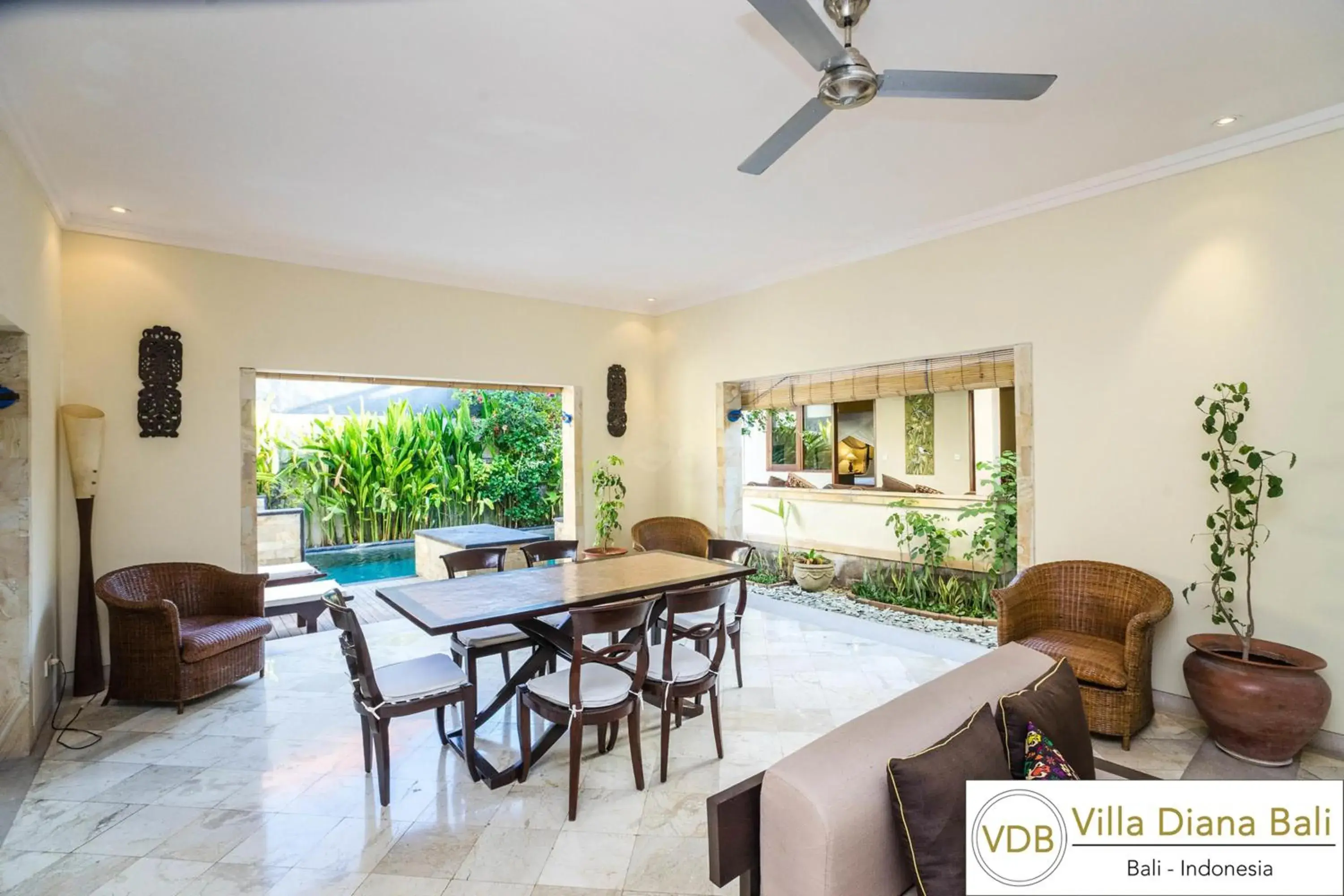 Living room in Villa Diana Bali