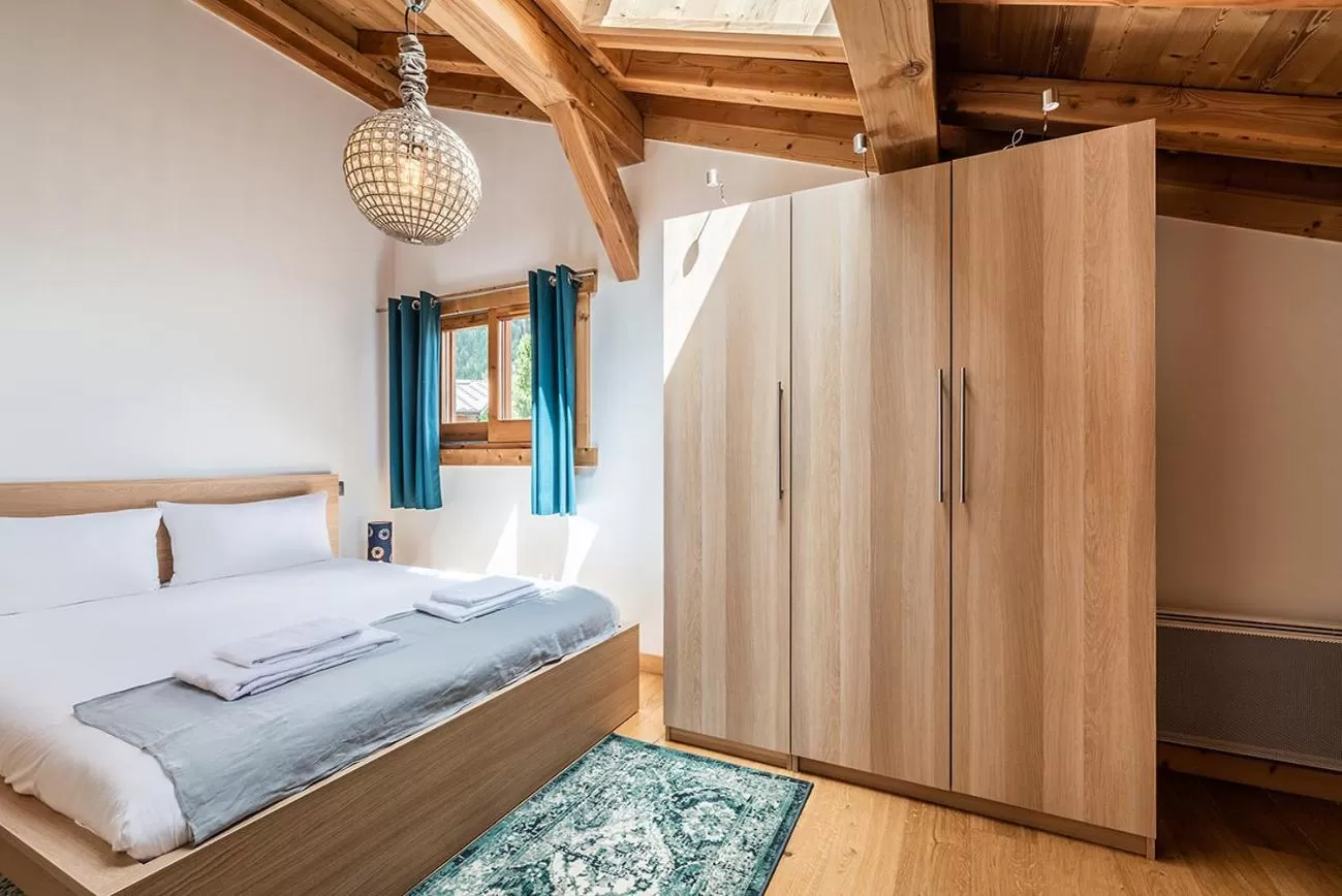 Bed in Eden Hotel, Apartments and Chalet Chamonix Les Praz
