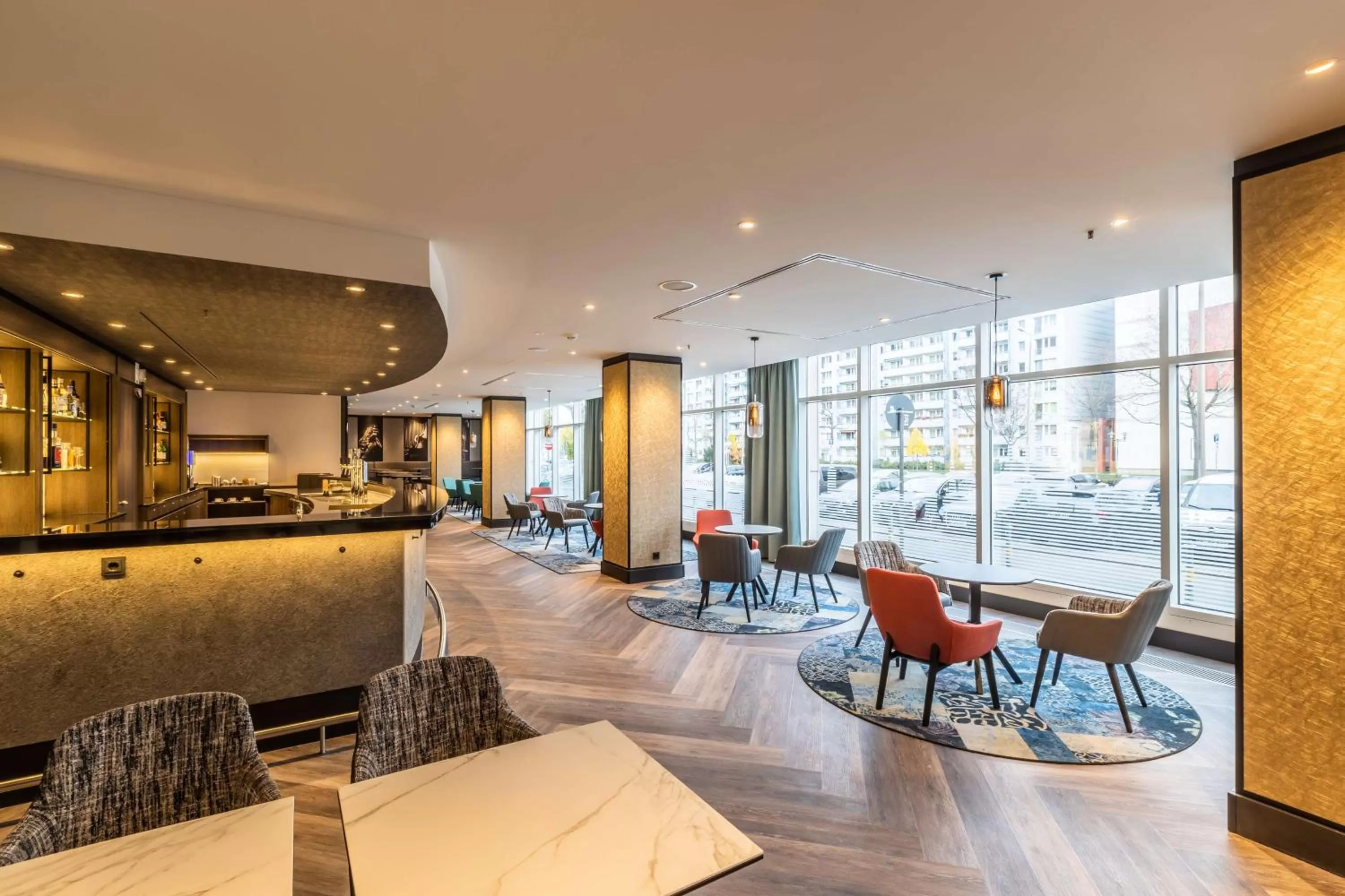 Lounge or bar in Radisson Blu Hotel Erfurt