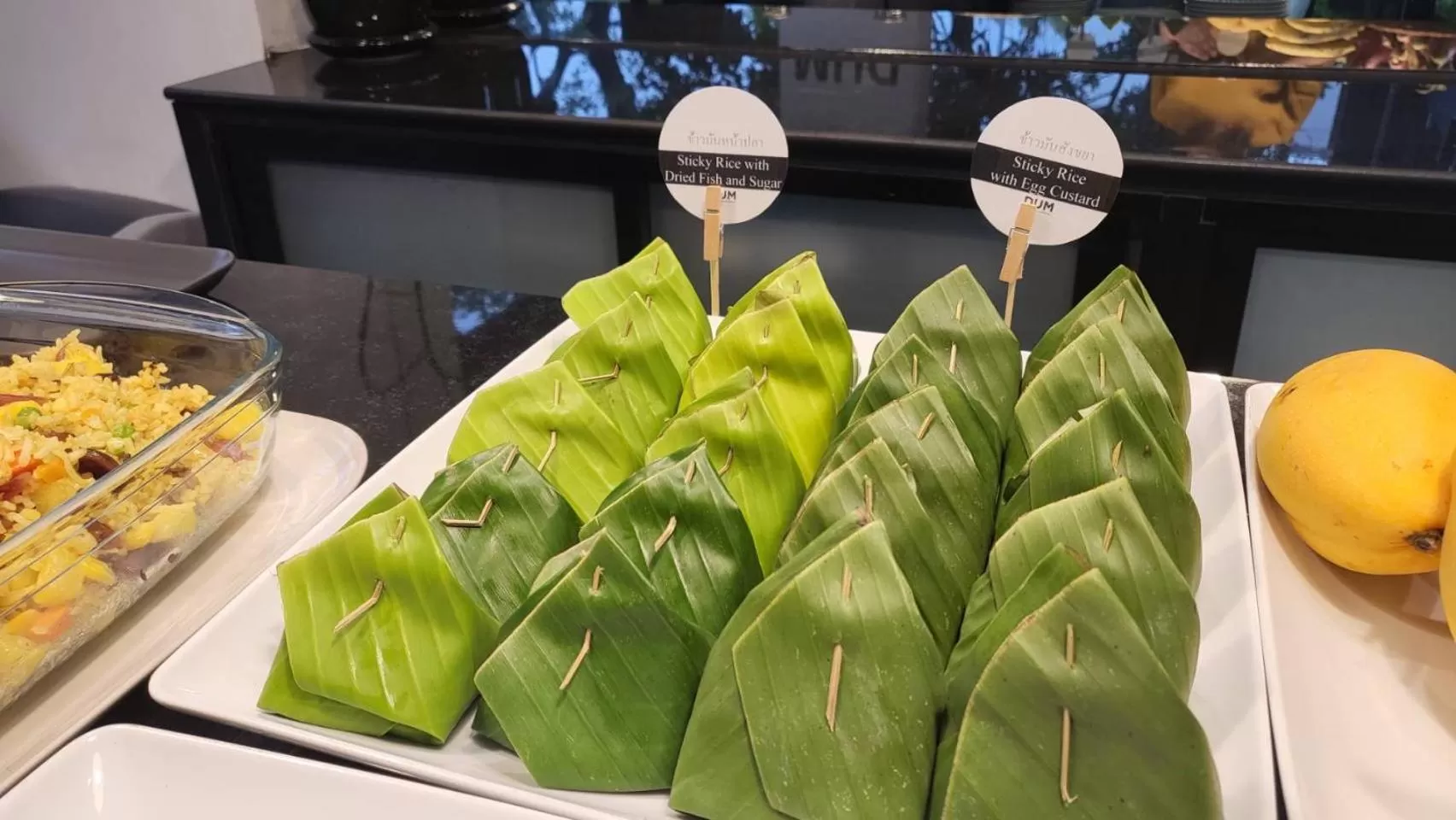 Buffet breakfast in DUM Hotel - Si Phum