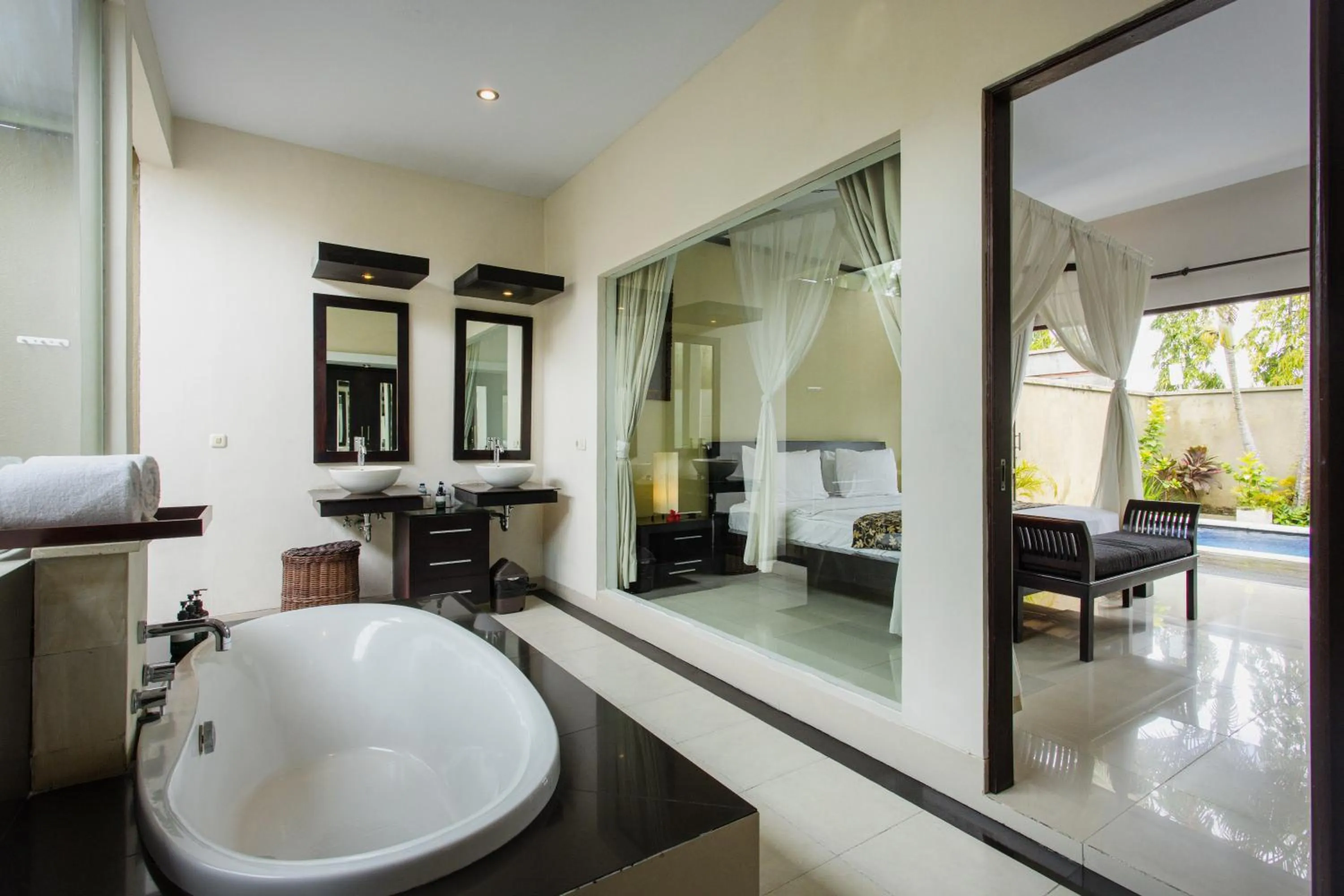 Bathroom in The Bidadari Villas and Spa Umalas - Seminyak
