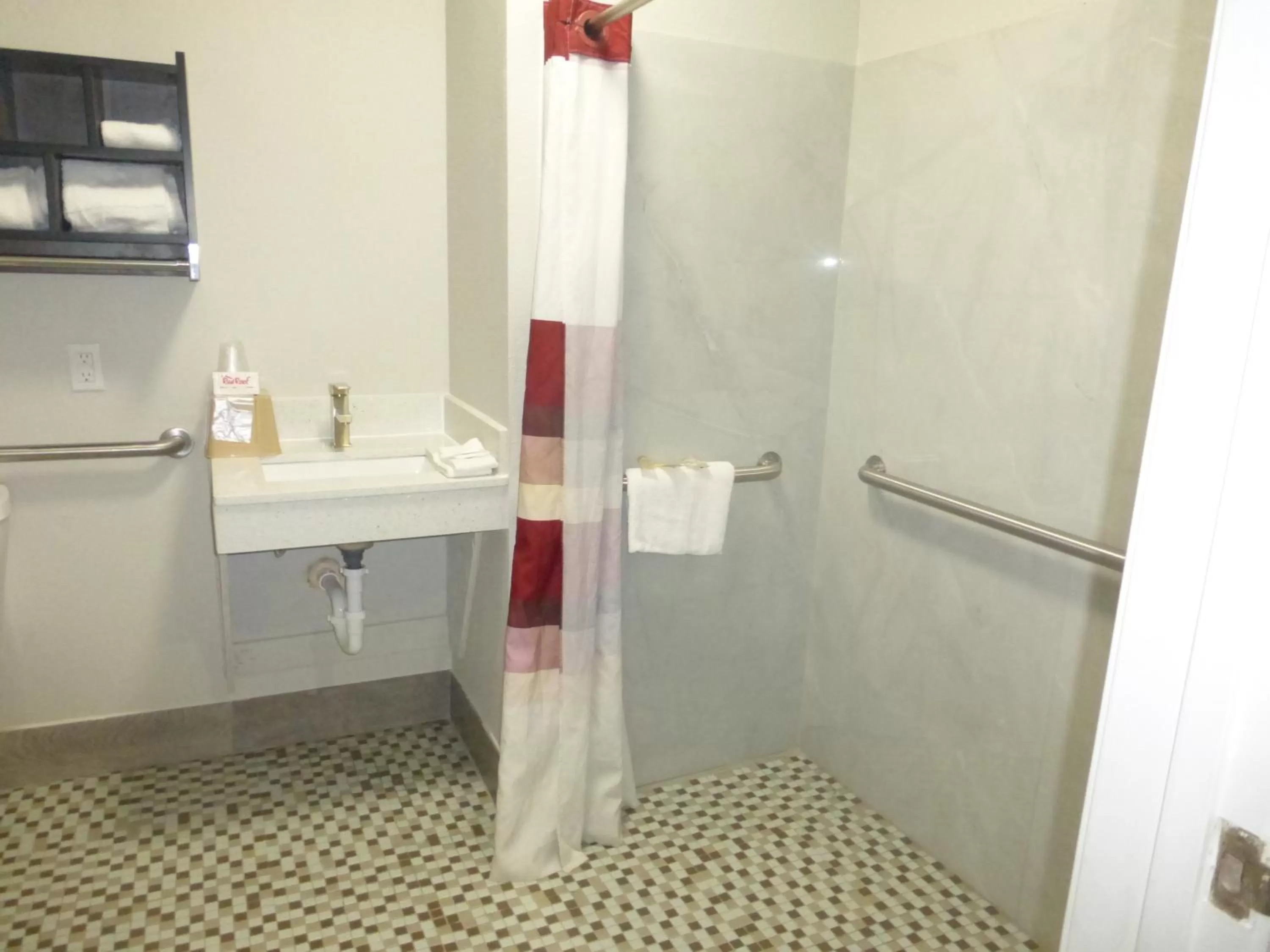Shower in Red Roof Inn & Suites Mobile SW - I-10