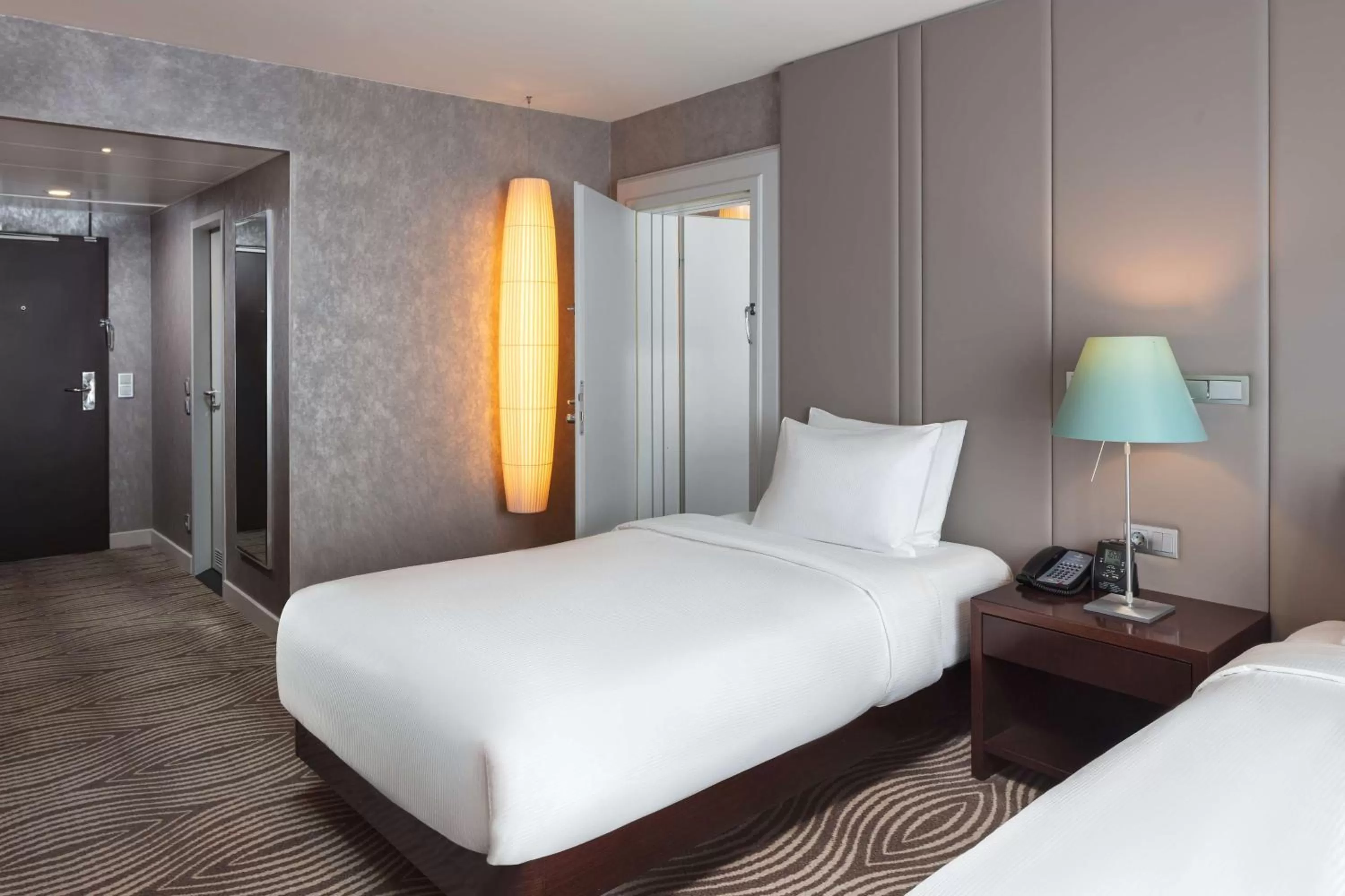 Bed in Hilton Berlin