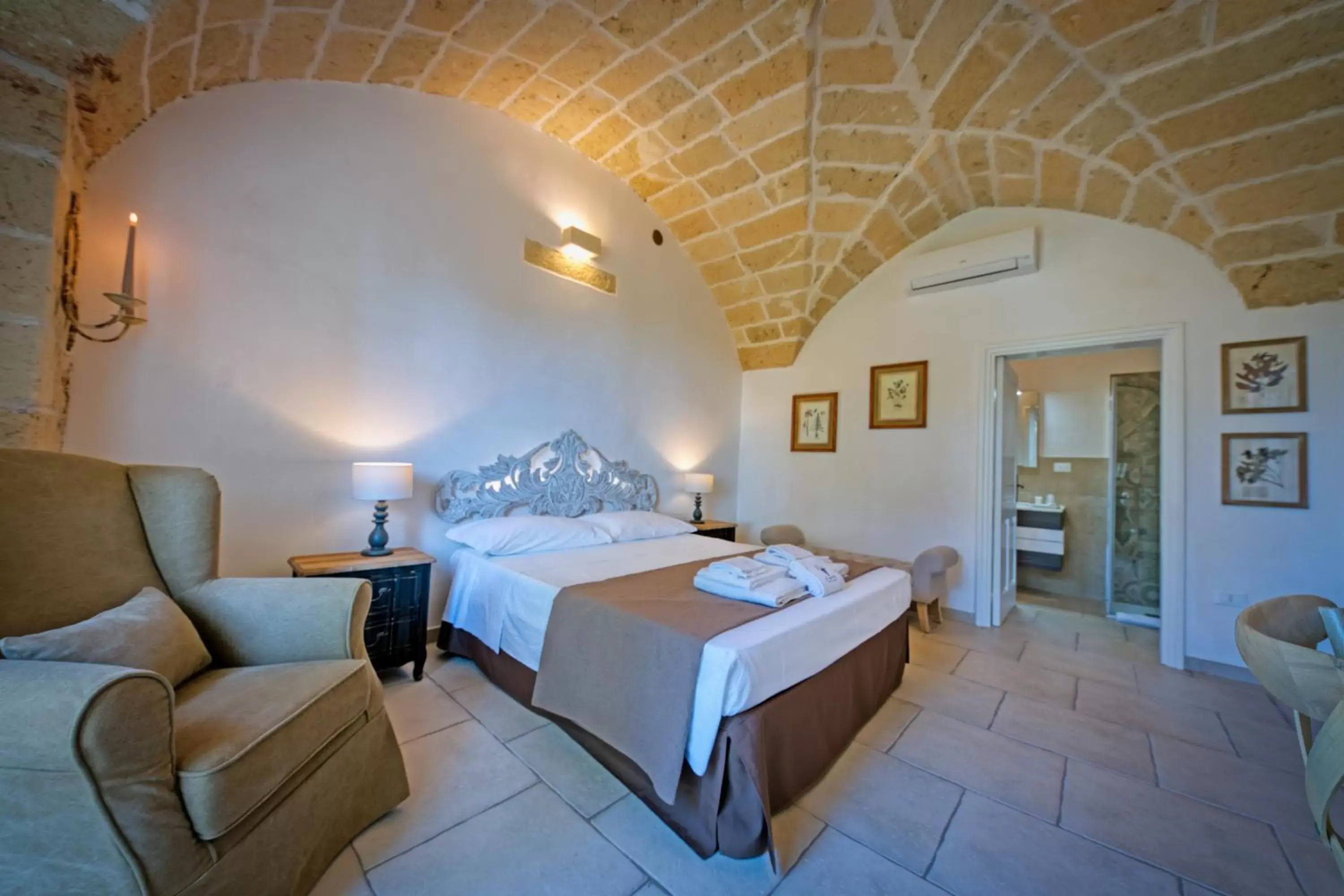 Bedroom, Bed in b&b Casale Vecchio Lecce