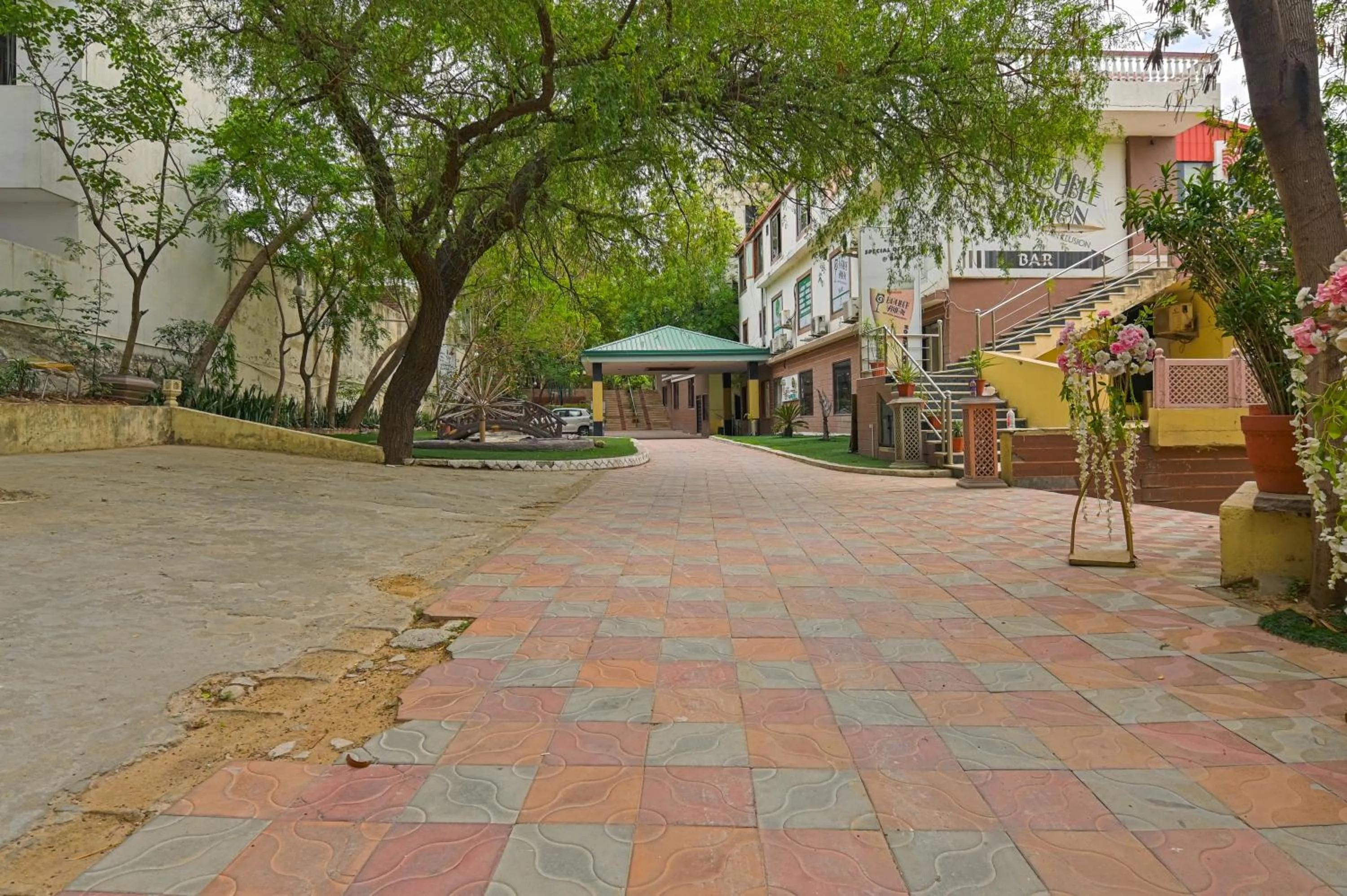 Facade/entrance in The Byke Grassfield Resort with Outdoor Pool, Shyam Nagar, Jaipur