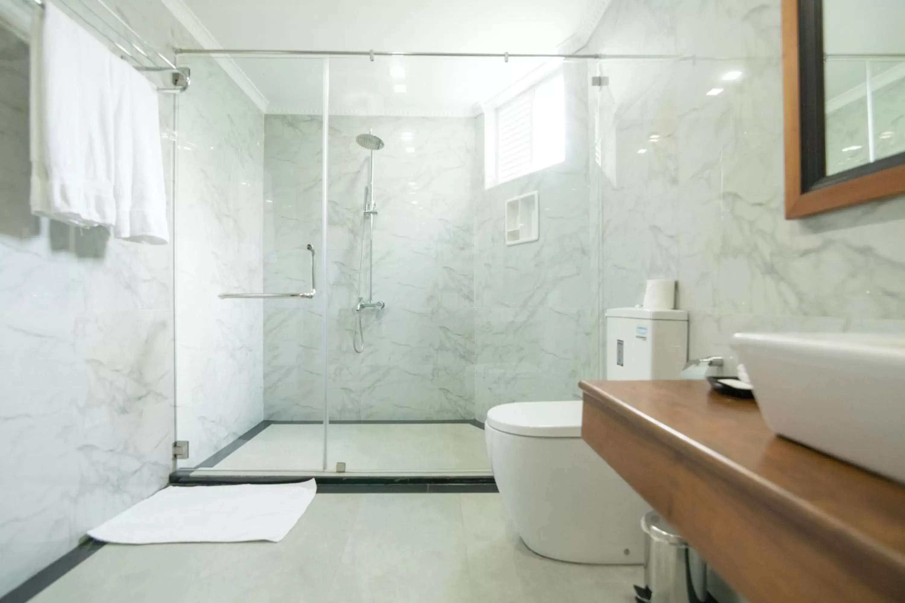 Shower, Bathroom in Elegant Hotel