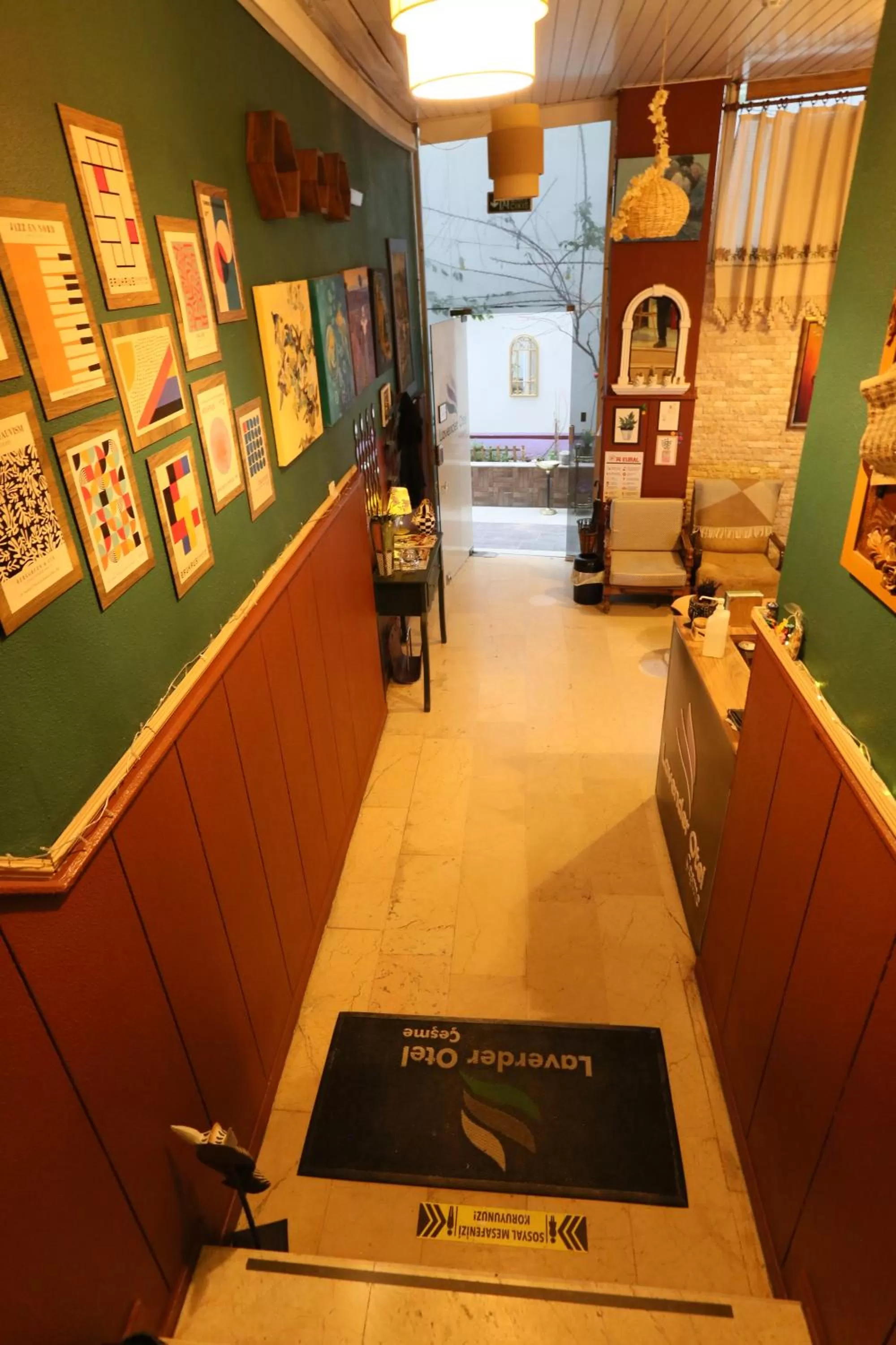 Lobby or reception in Lavender Otel