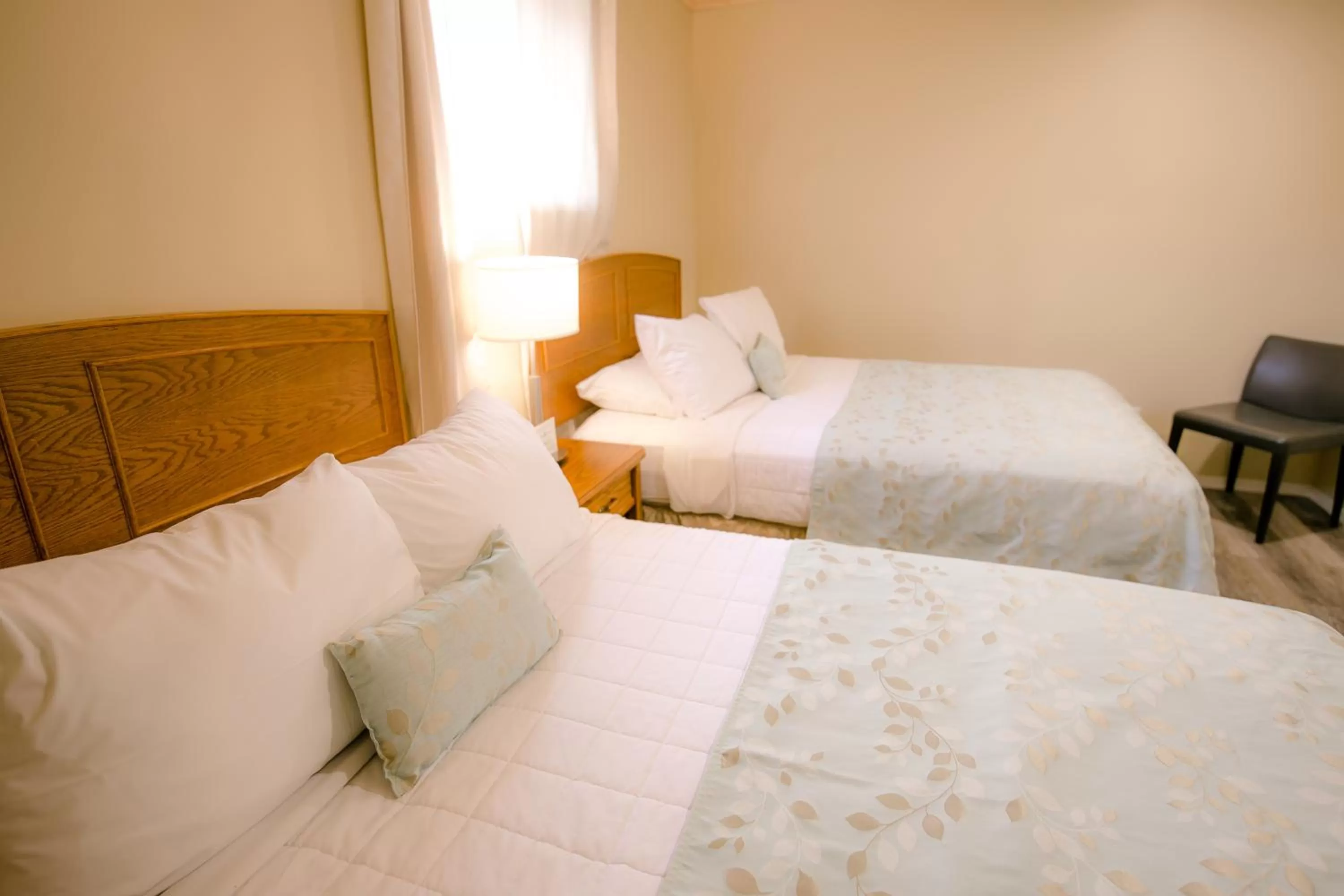 Bed in Crystal Springs Lodge